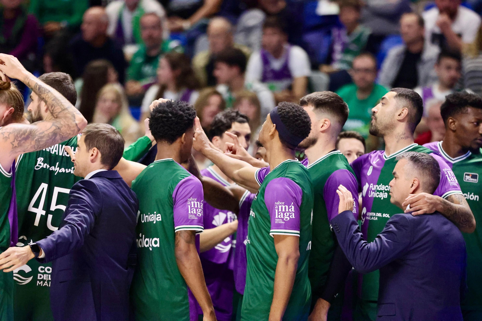 El Unicaja - Surne Bilbao, en fotos