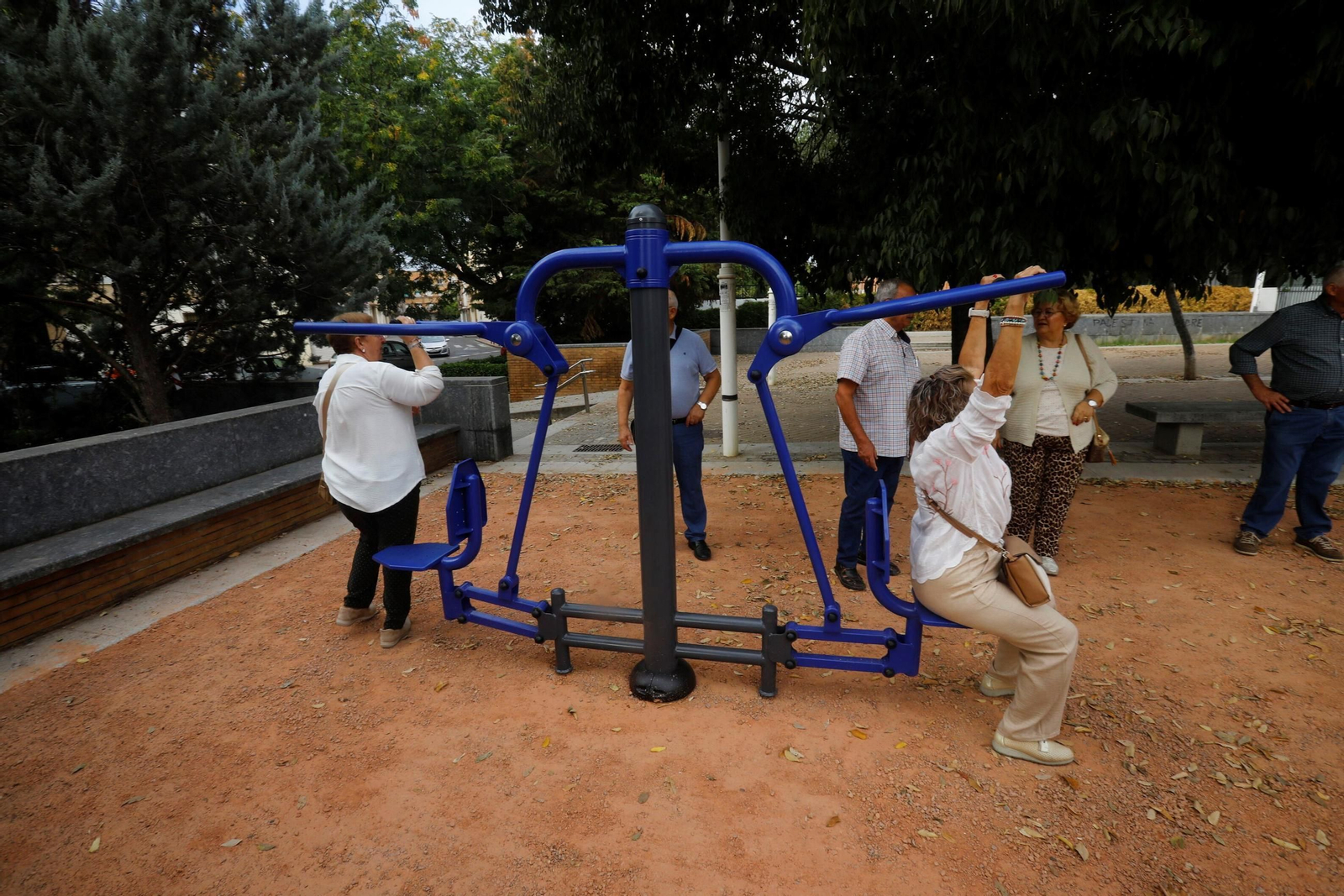 La inauguración del parque biosaludable de Levante, en imágenes