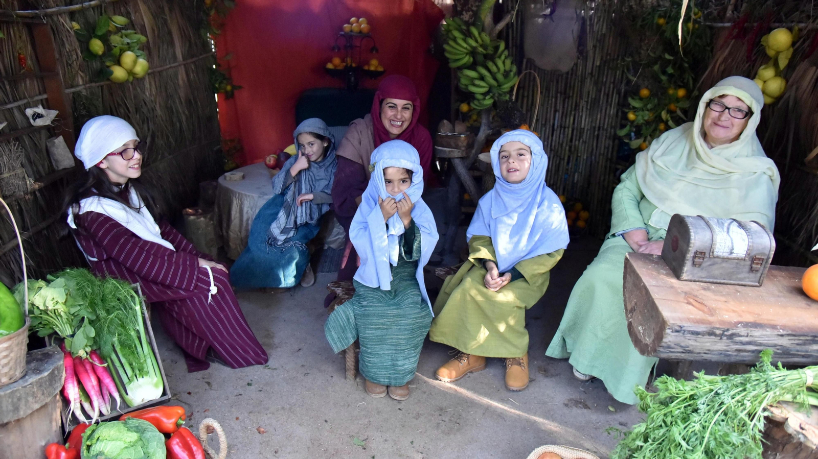 Belen  viviente de  Pelayo en 2018