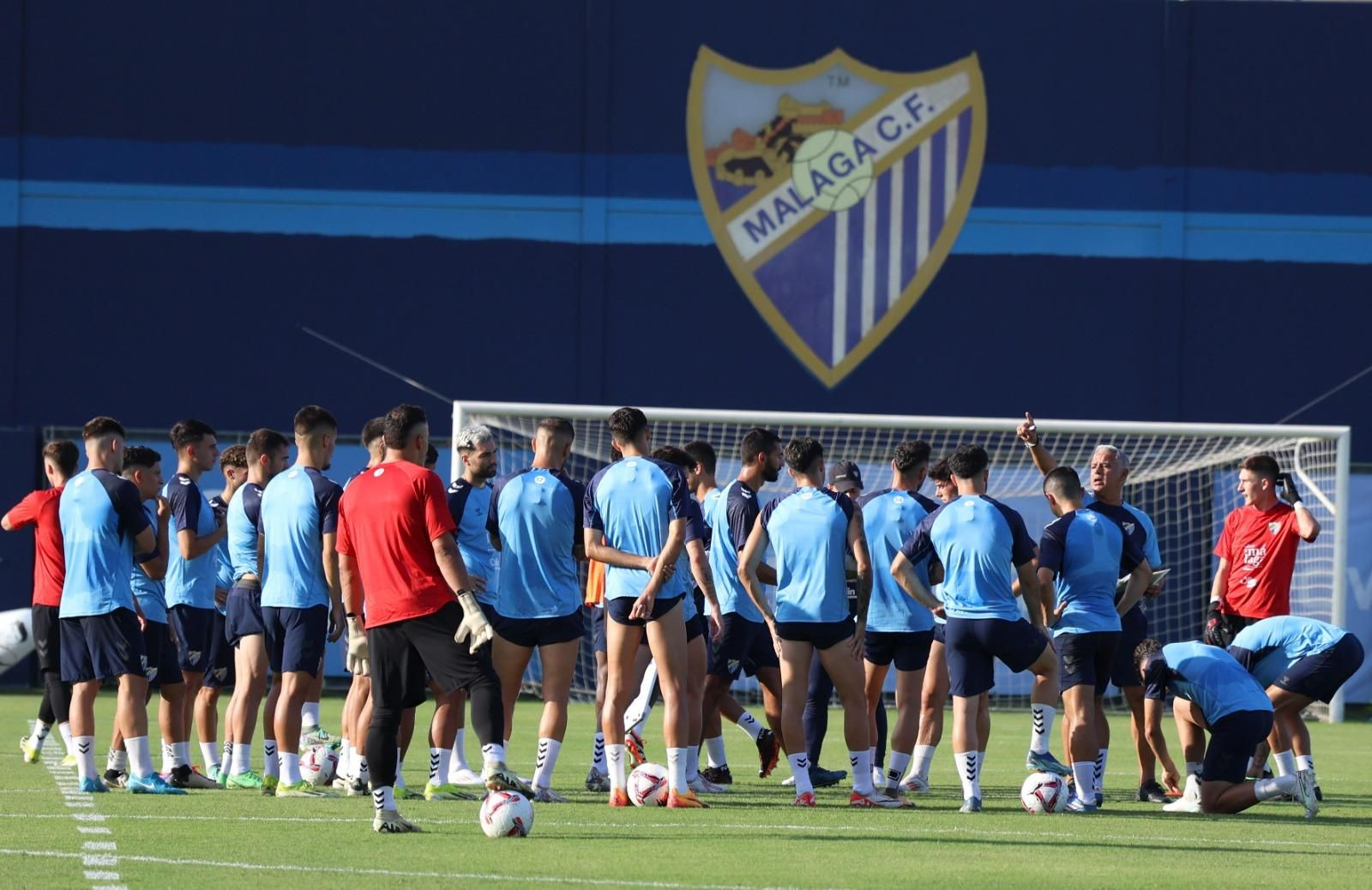 Haitam, como una moto en la última sesión del Málaga CF