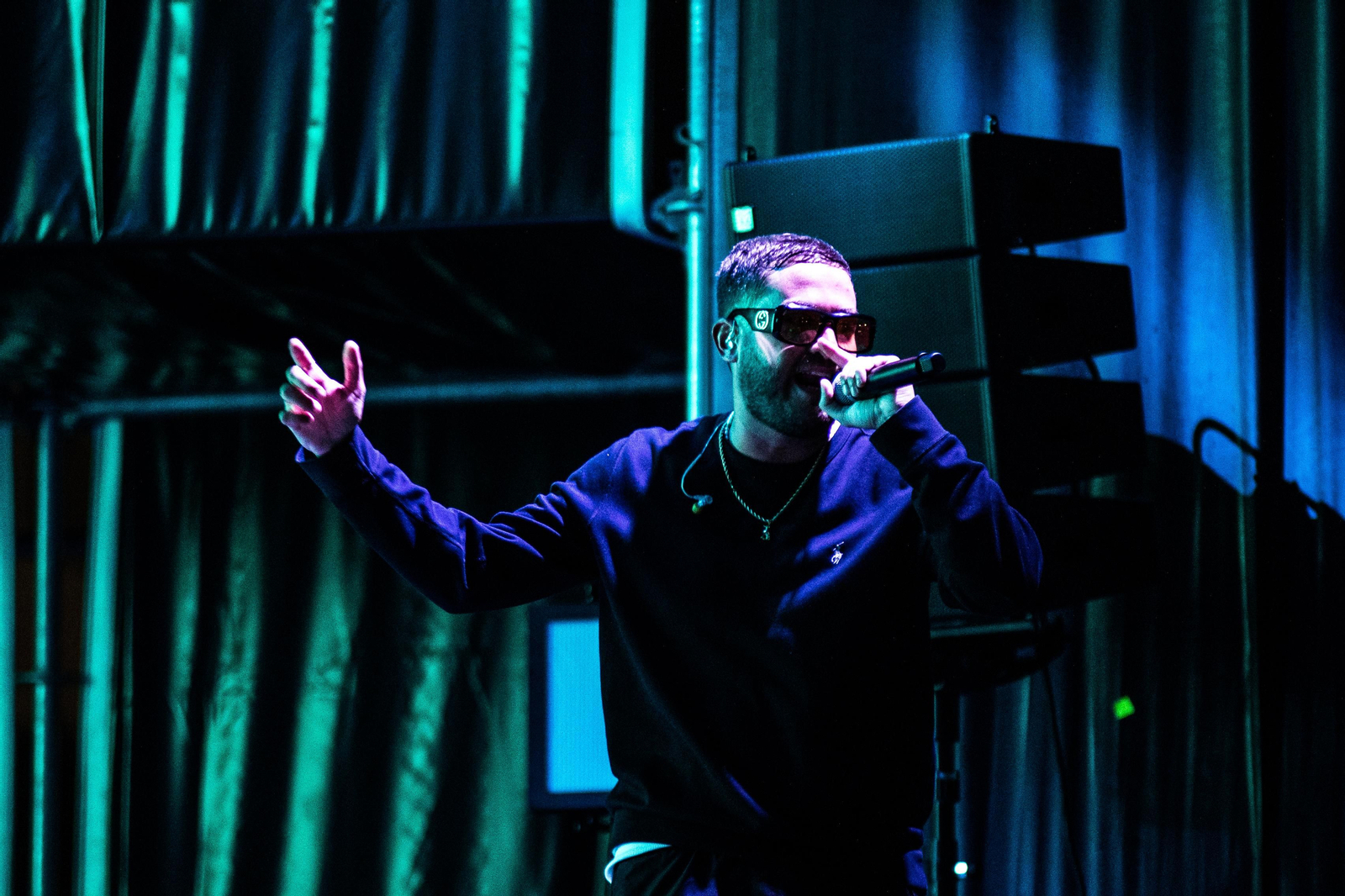 Imágenes del concierto de Toteking y Delaossa en el Bahía Sound en San Fernando.