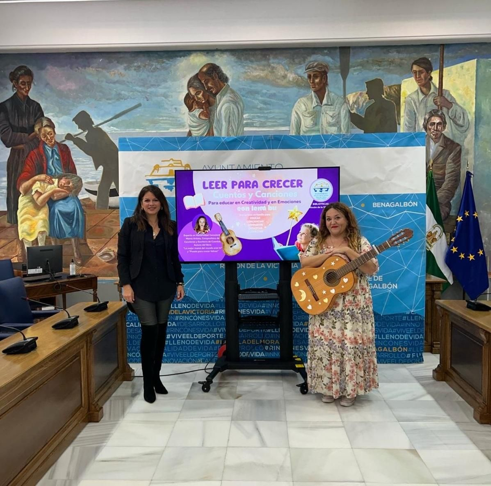 Presentación del proyecto 'Leer para Crecer' en Rincón de la Victoria