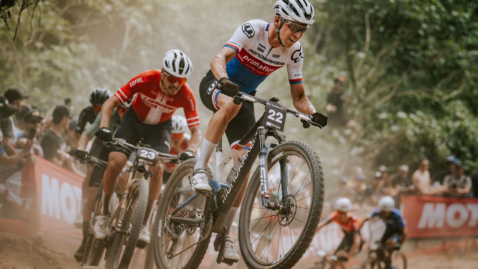 Ondrej Cink durante su participación en la prueba celebrada en Brasil.