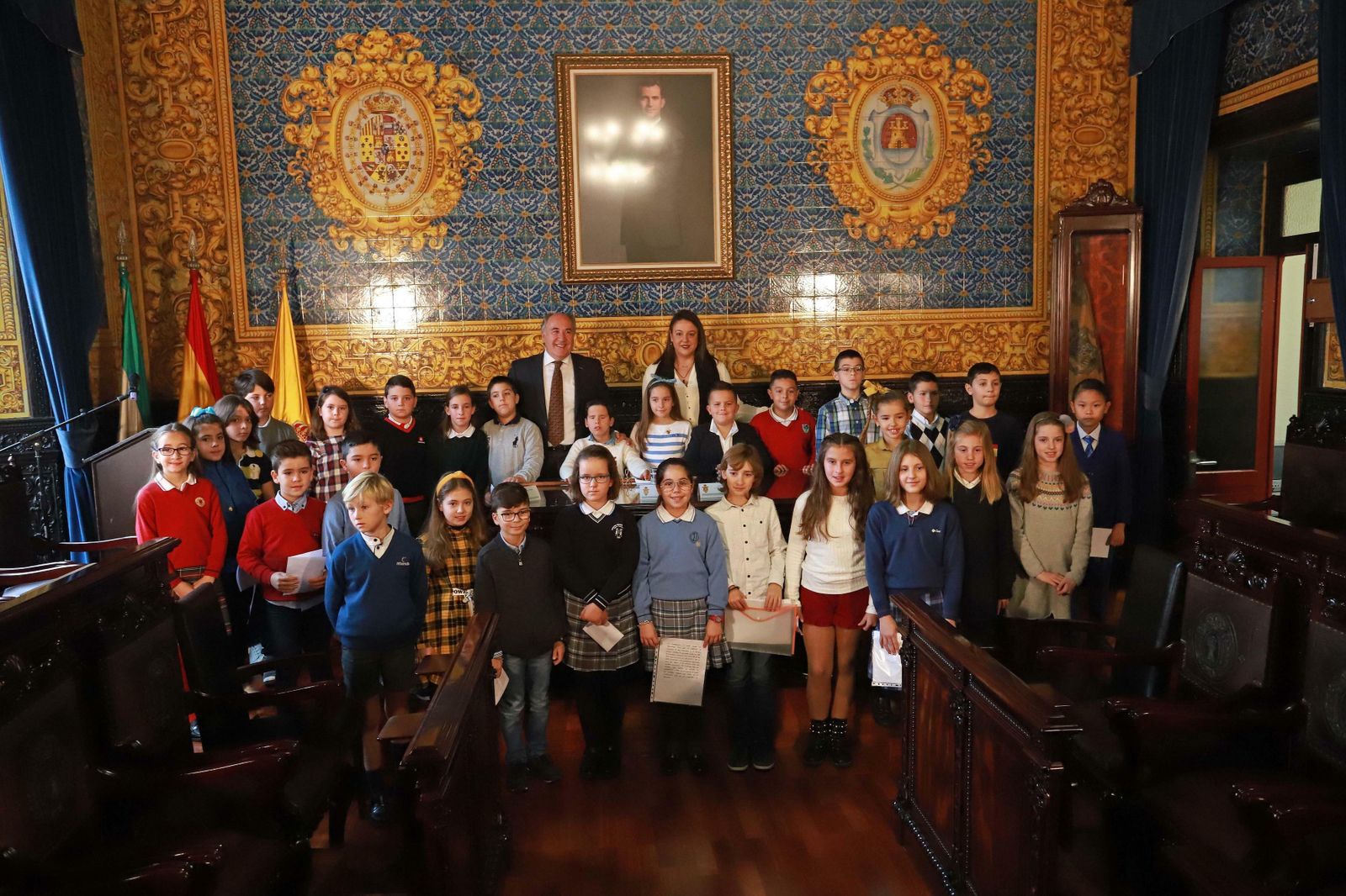 Pleno infantil en el Ayuntamiento de Algeciras