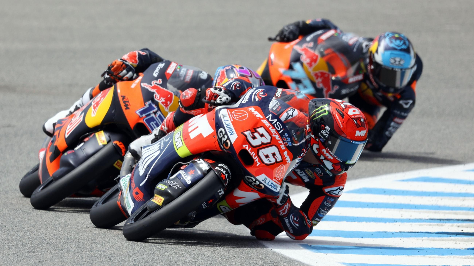 Imágenes de los entrenamientos de Moto3 del Viernes en Jerez