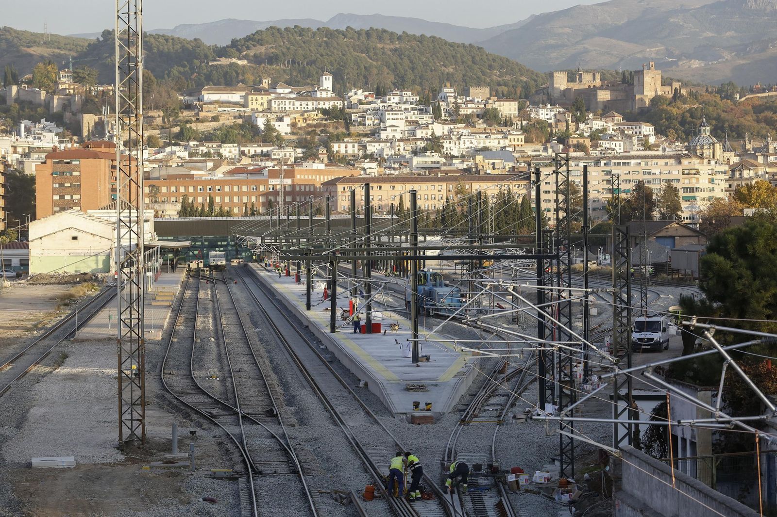 Las imágenes de las obras del AVE
