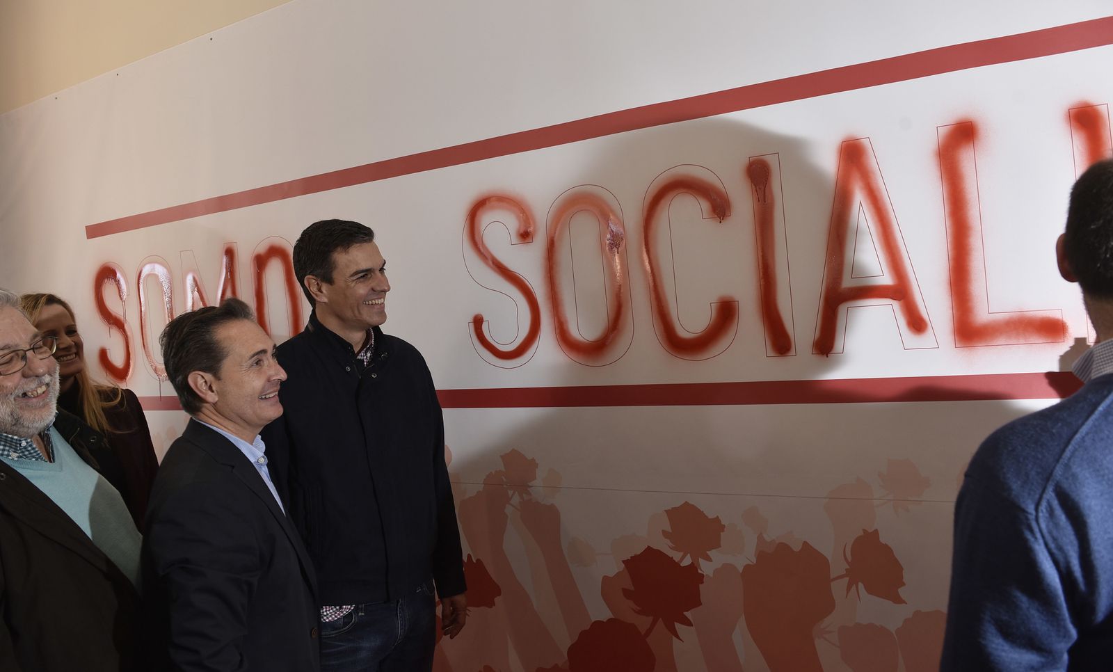 Las imágenes del acto de Pedro Sánchez en Dos Hermanas