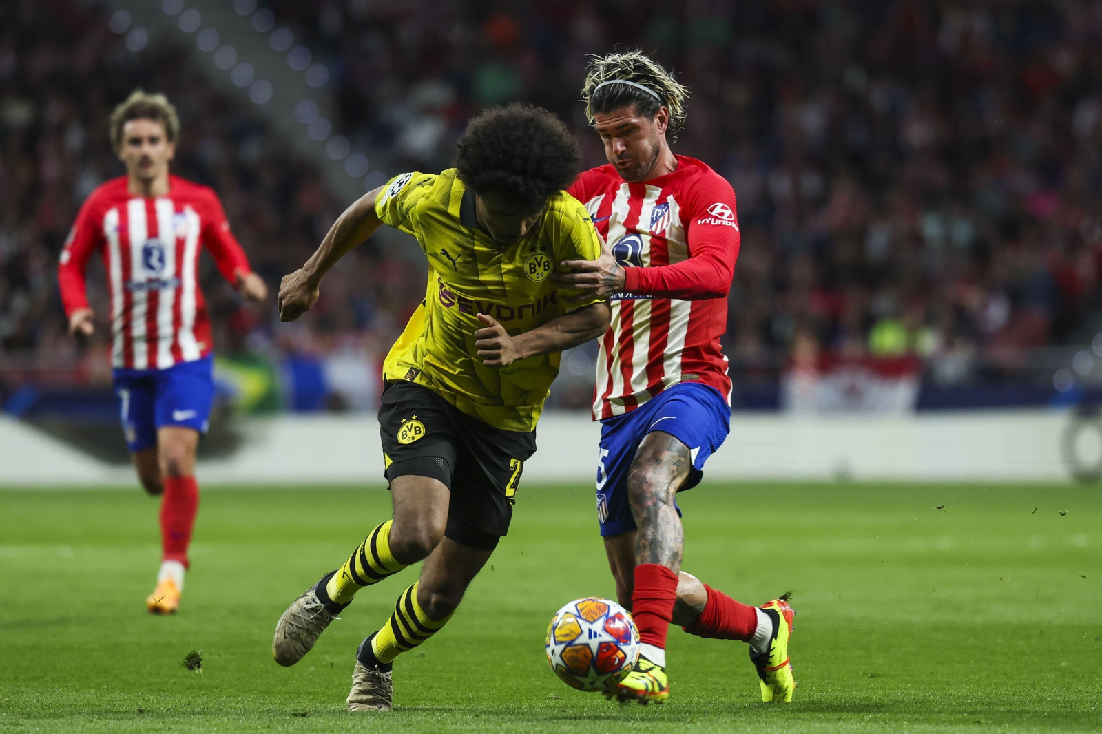 El Atlético de Madrid - Borussia Dortmund, en fotos