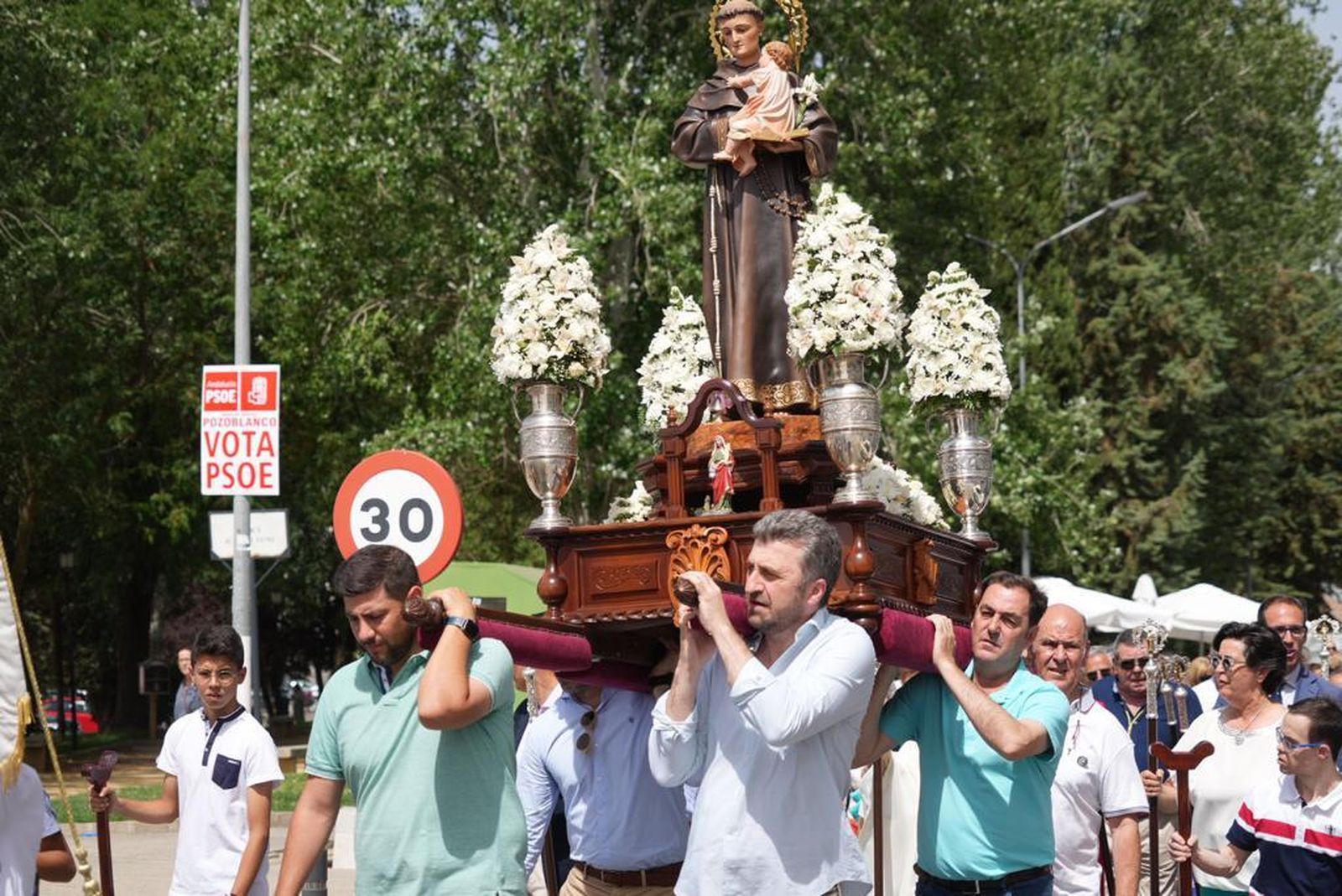 Las mejores imágenes de la procesión de San Antonio en Pozoblanco