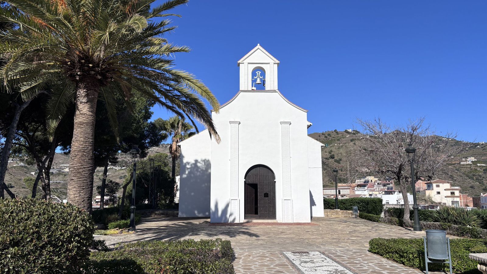 Imagen de la Ermita de San Sebastián, en Algarrobo