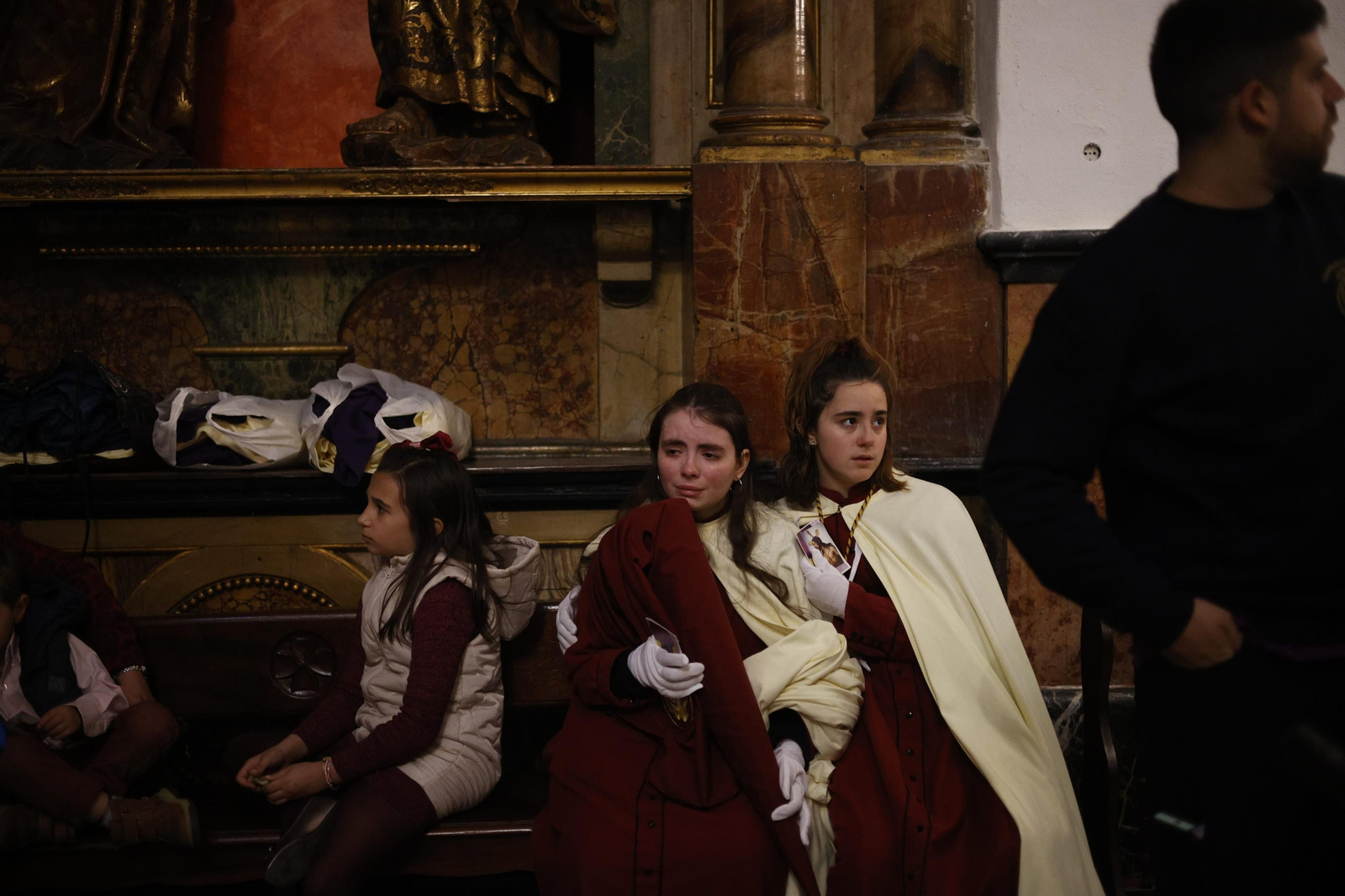 Las imágenes de Humildad y Paciencia y sus momentos en San Agustín  en la Semana Santa de Cádiz 2024