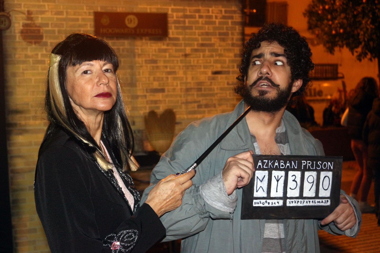 Las imágenes de la Escuela Hogwarts en la Plaza de la Iglesia