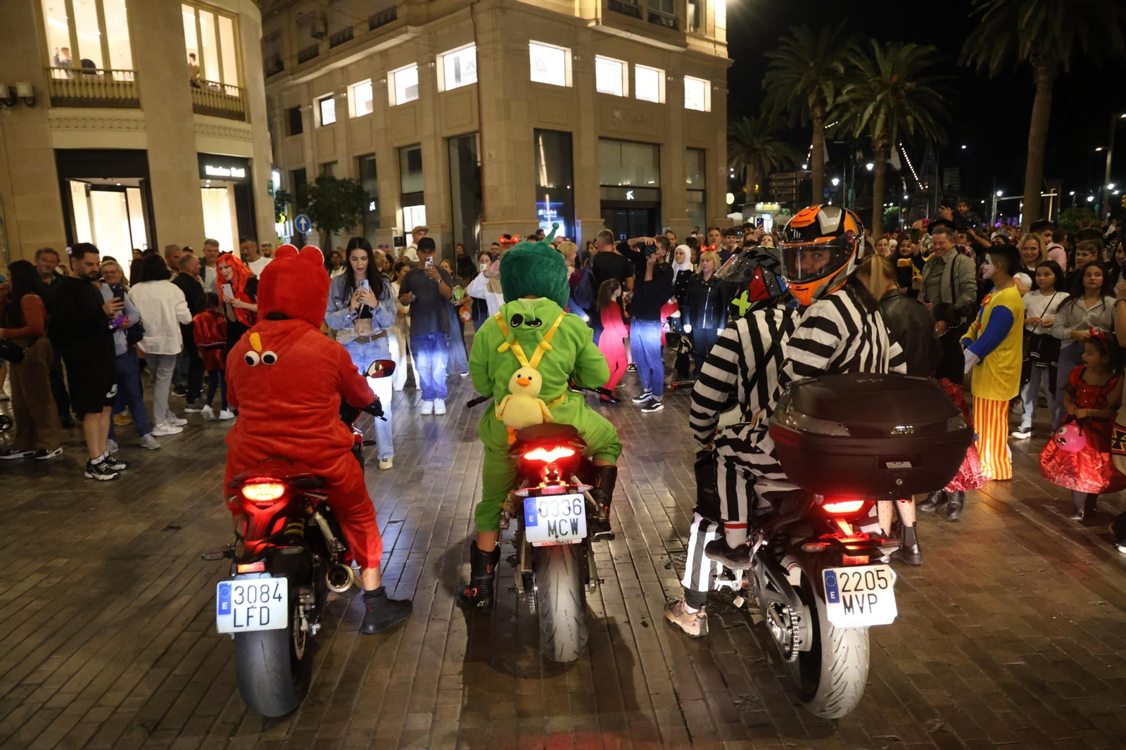 La noche de Halloween en Málaga, en imágenes