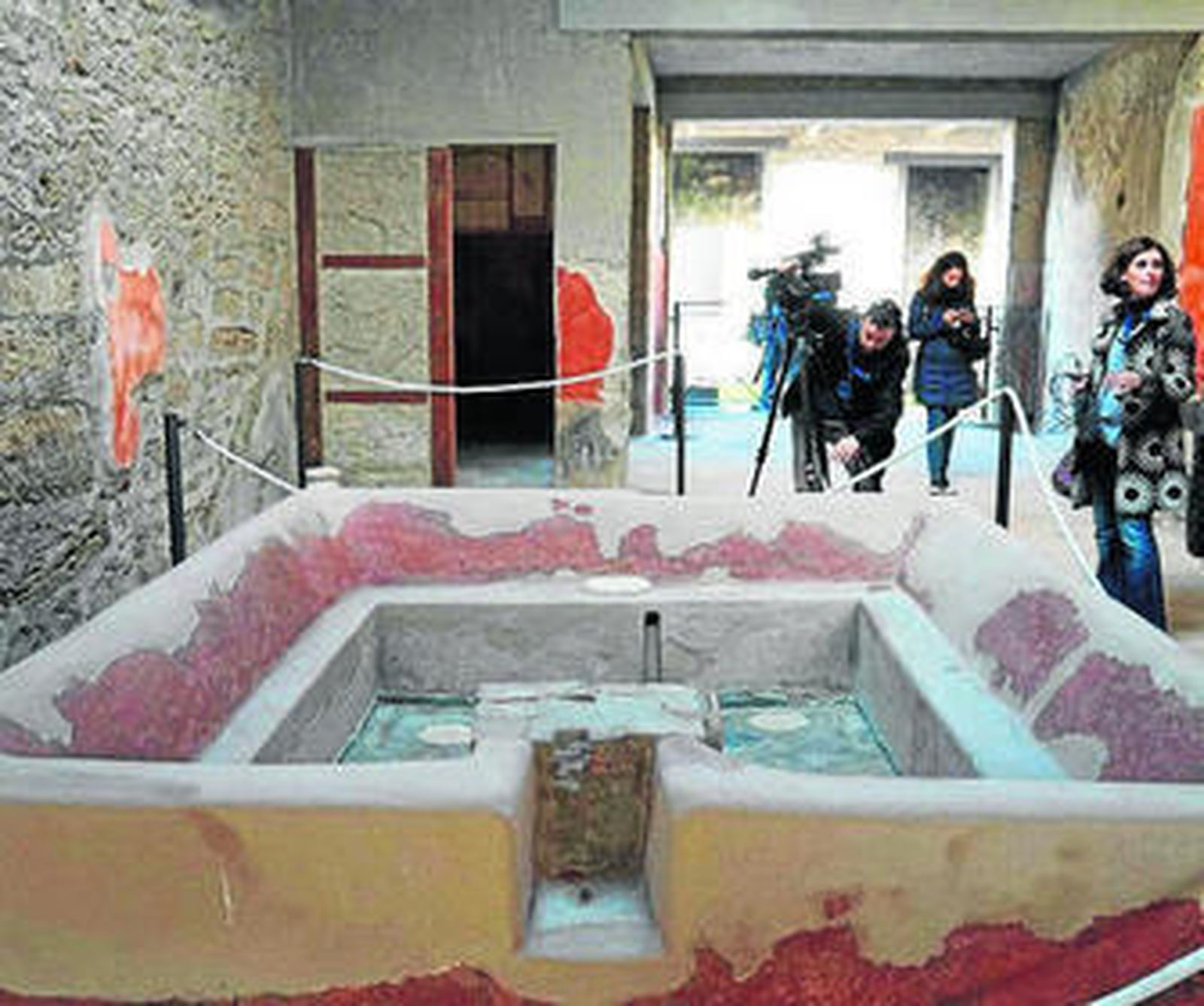 Vista de la 'domus' Paquius Proculus, una de las seis restauradas.