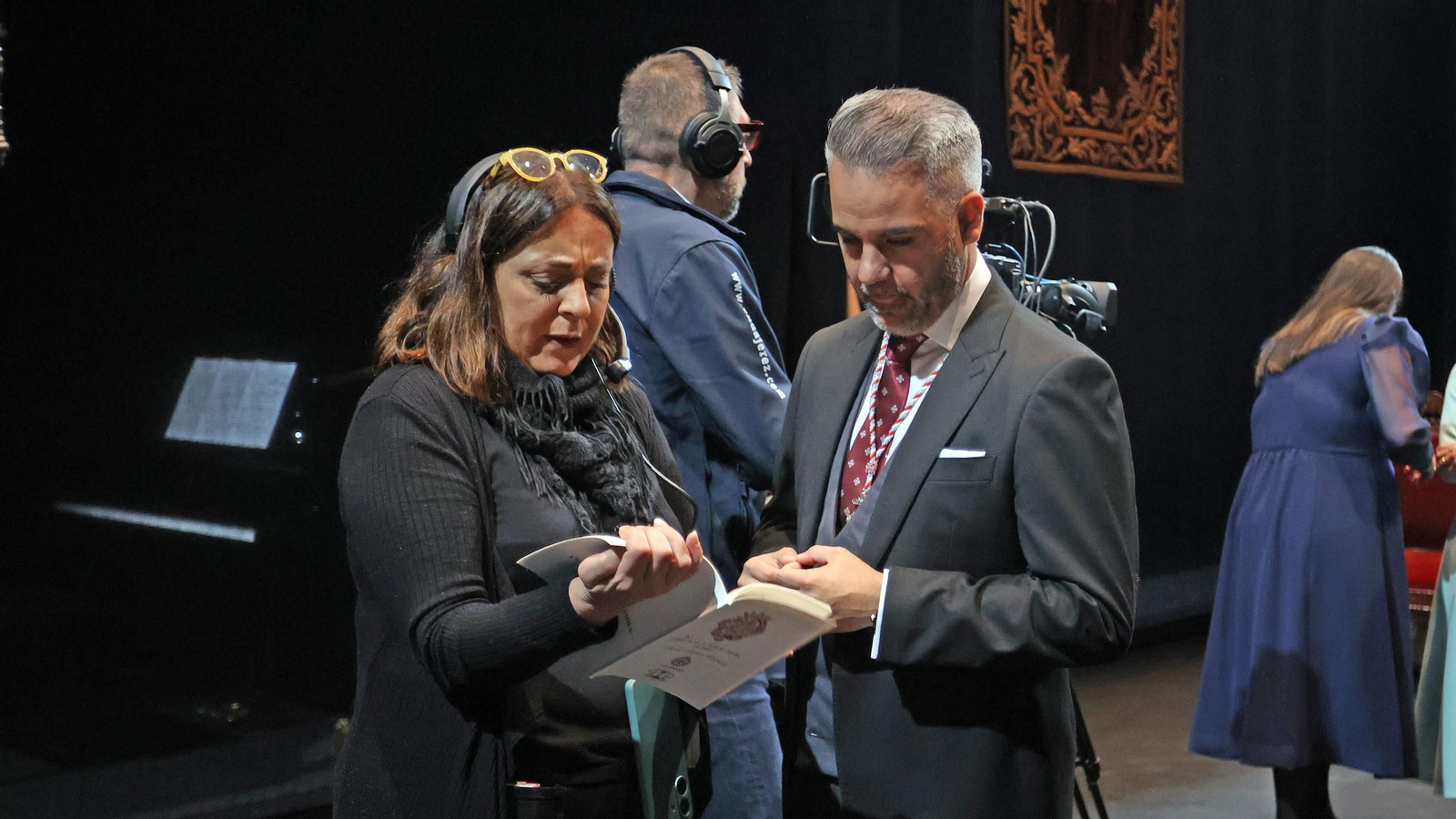 Imágenes de David Puerto en su pregón de Semana Santa 2025 en Jerez