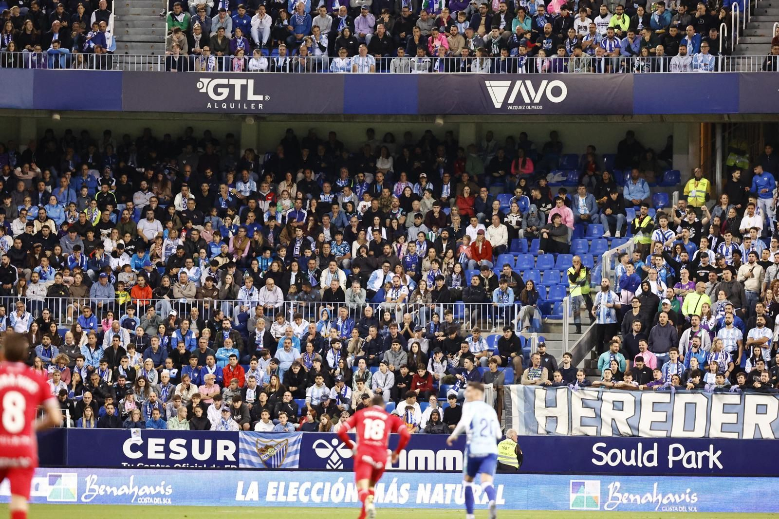 Búscate en las gradas de La Rosaleda en el Málaga CF-Córdoba
