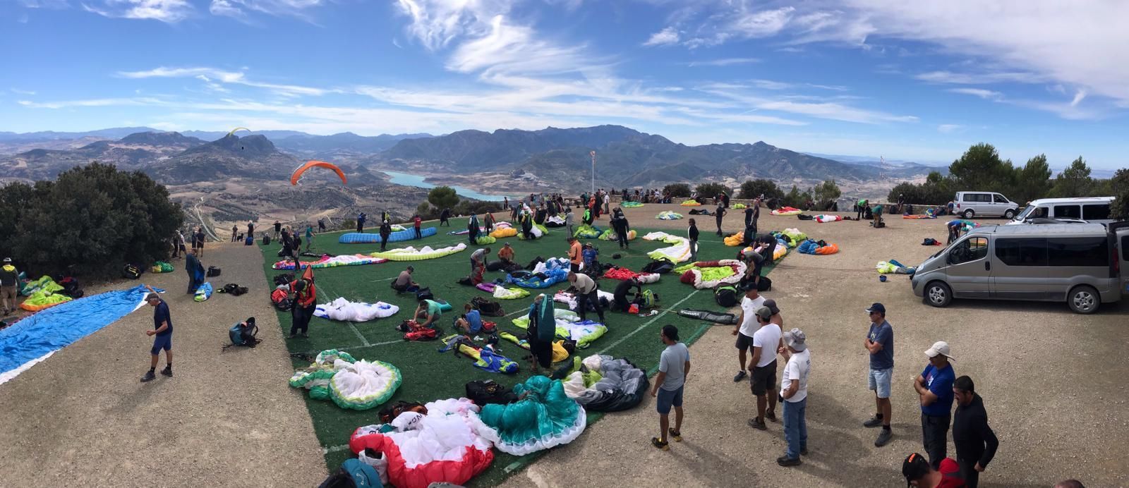Ambiente en la Sierra de Líjar el pasado fin de semana.