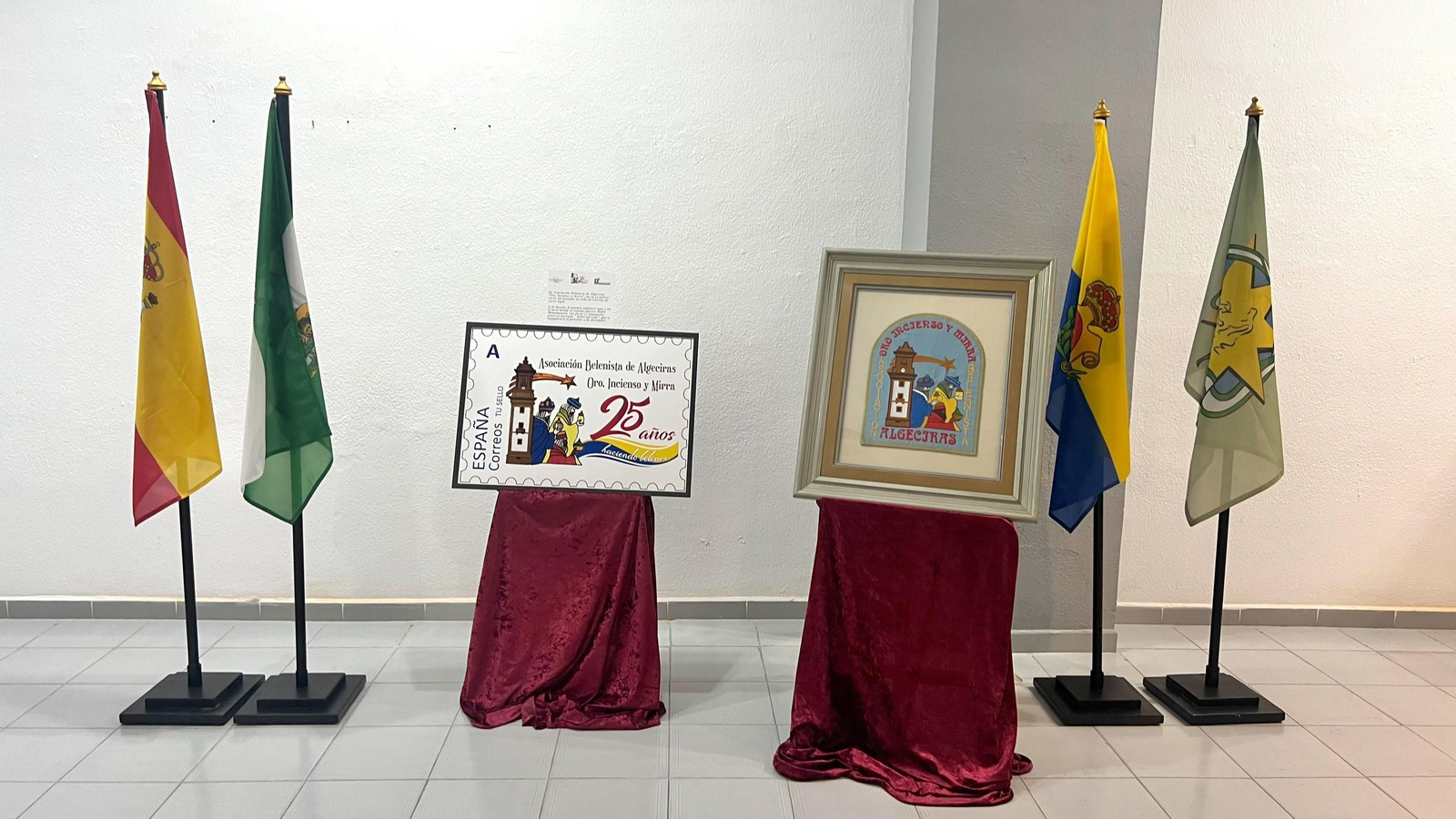 Fotos de la exposición belenista por el 25 aniversario de la asociación Oro, Incienso y Mirra en Algeciras