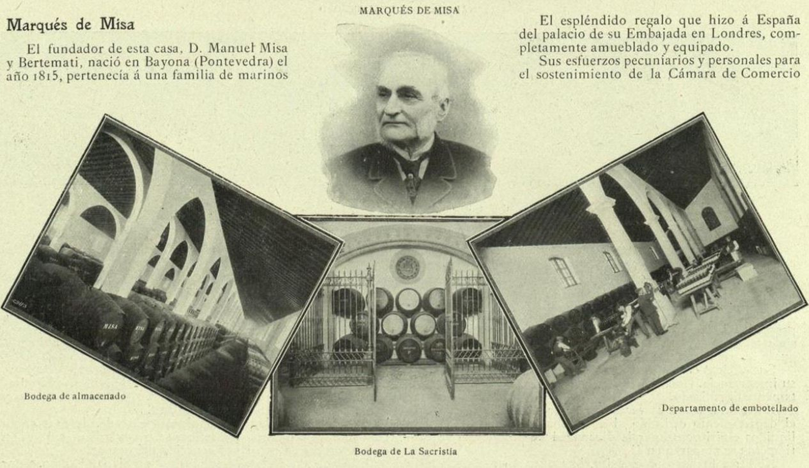 Reportaje en la Revista Mercurio, 1910.