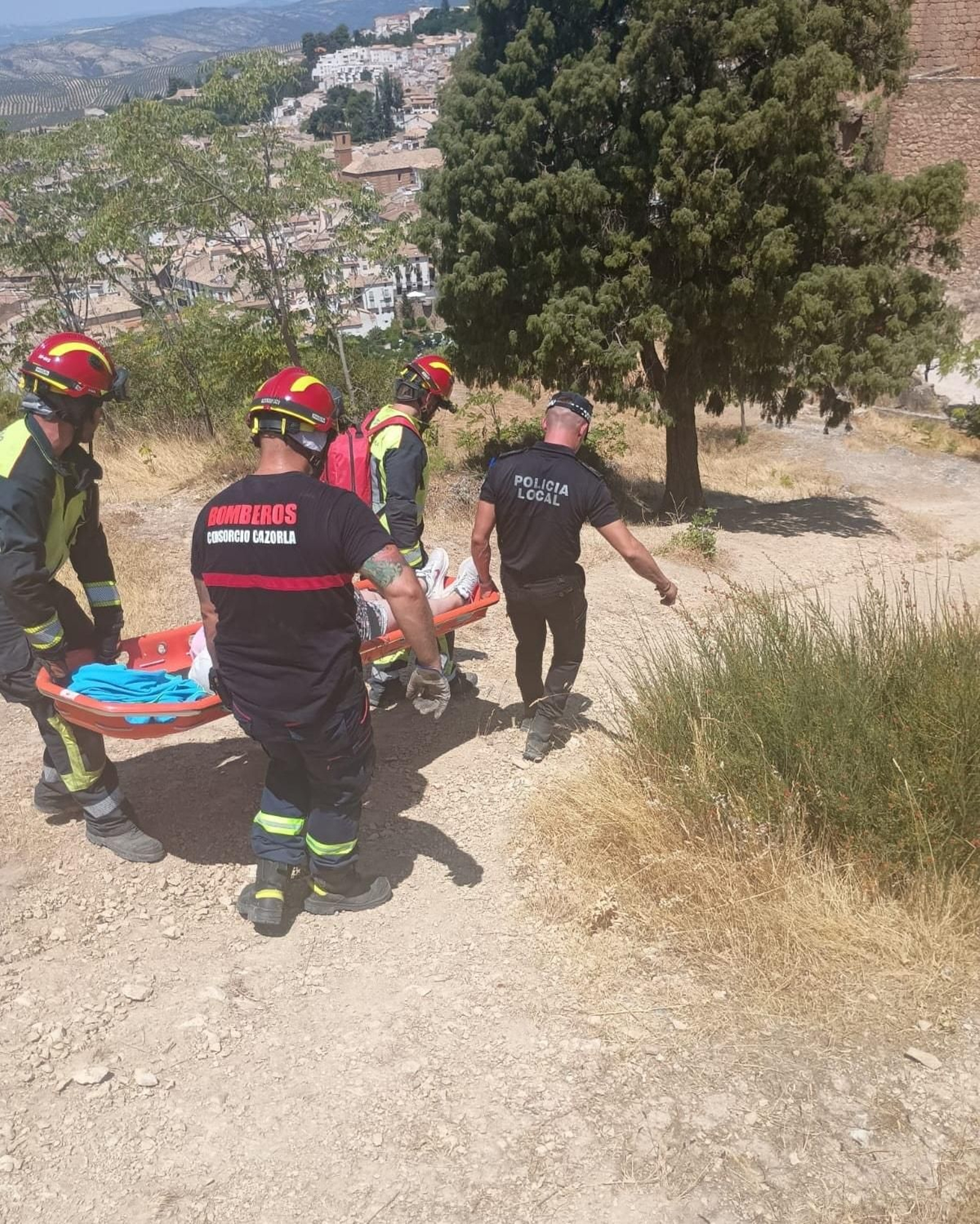 Rescate en el Sendero de la Reguera, en el término municipal de Cazorla.
