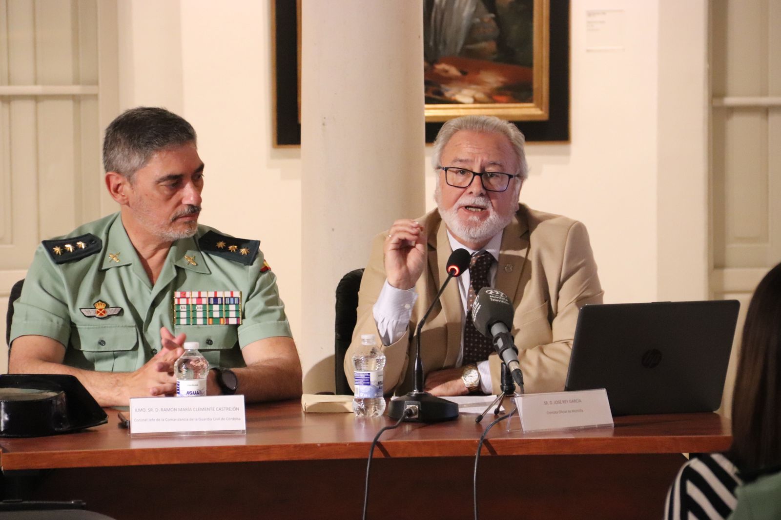 Ramón Clemente y José Rey en Montilla.