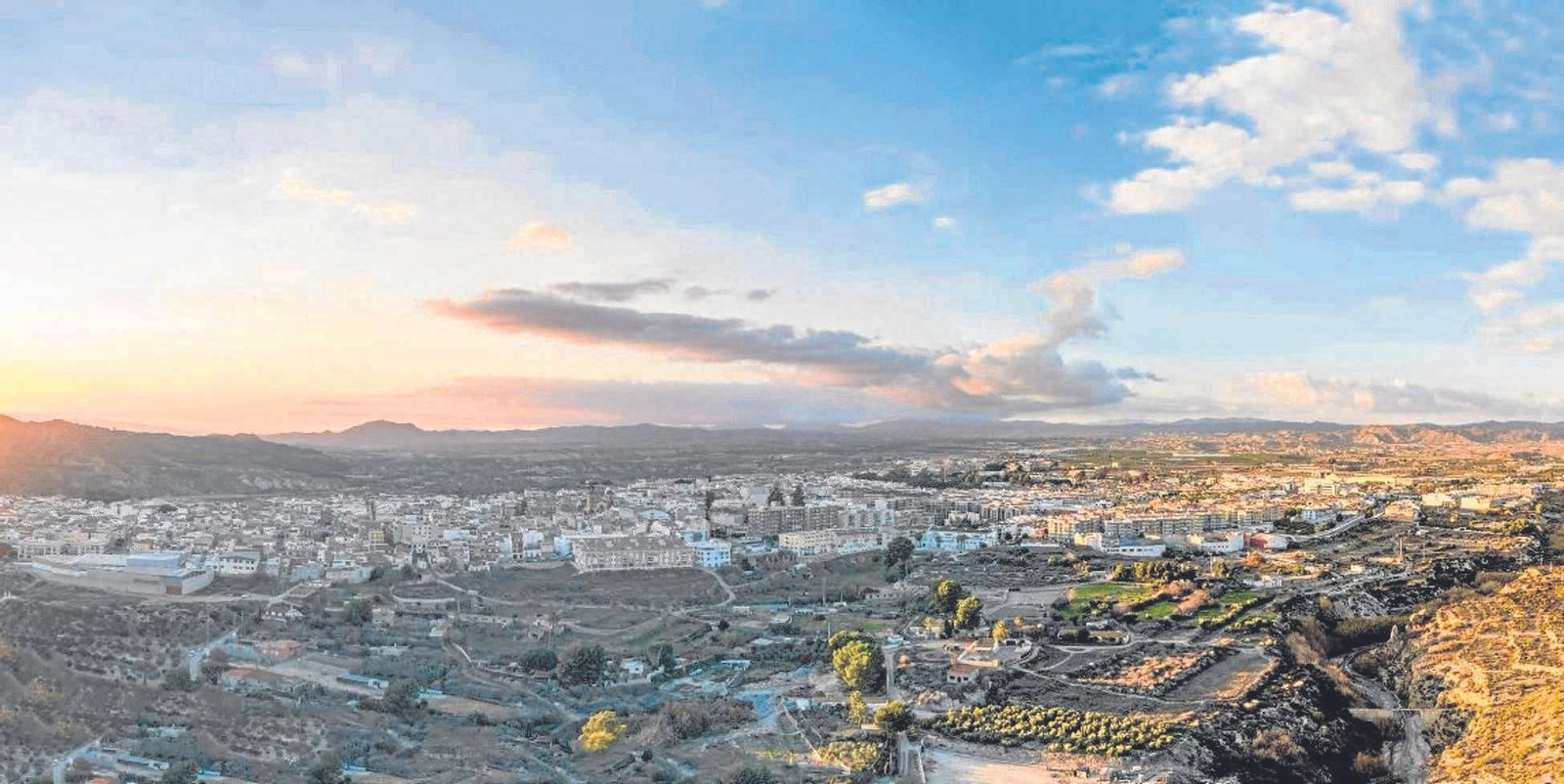 Vista aérea de Huércal-Overa.