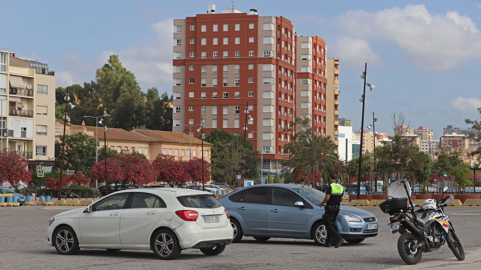 Cierre del aparcamiento del Llano Amarillo