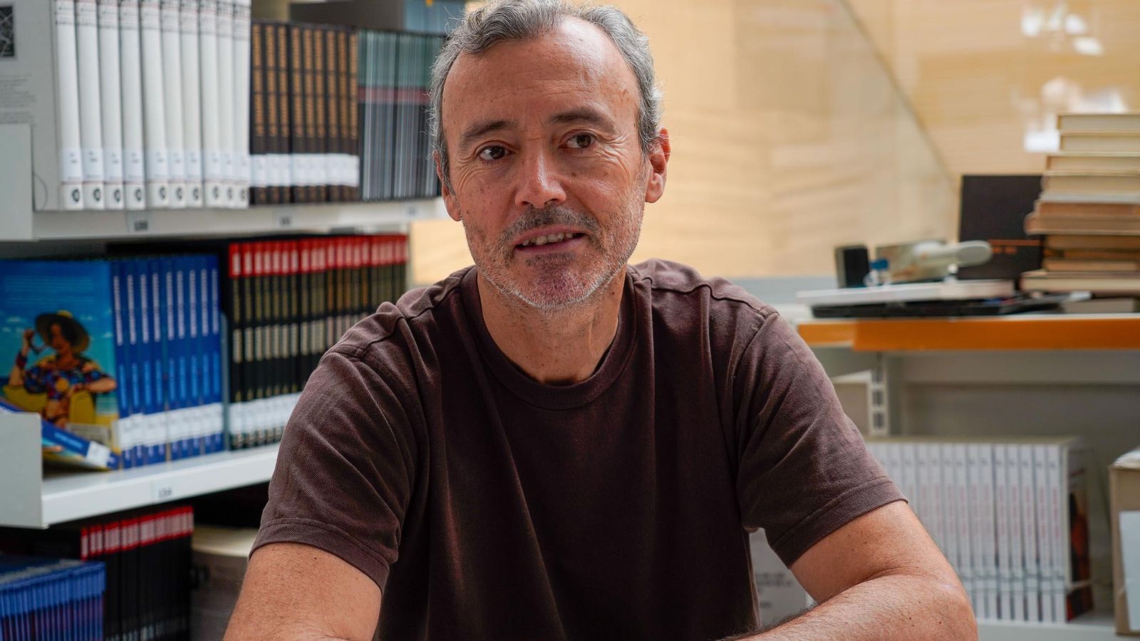 Antonio Agustín Gómez, director de la Biblioteca Provincial.