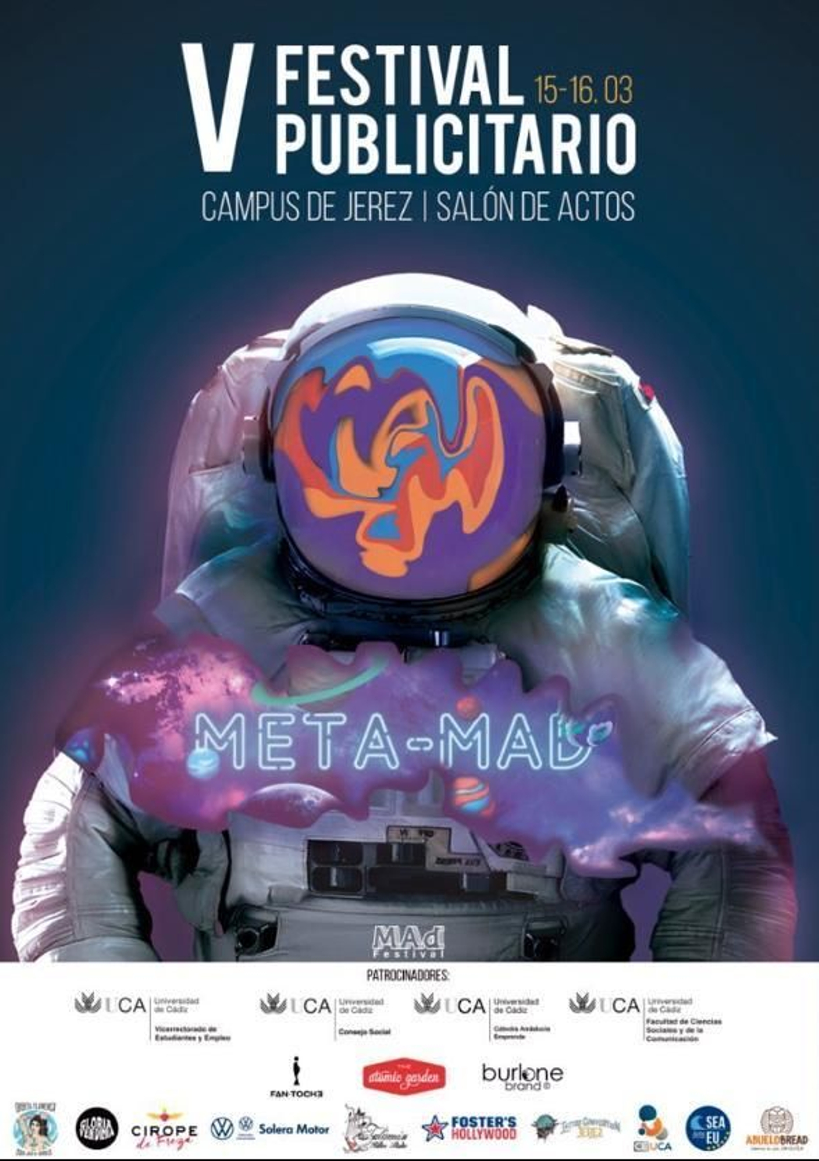 Cartel del Mad Festival de la UCA en Jerez