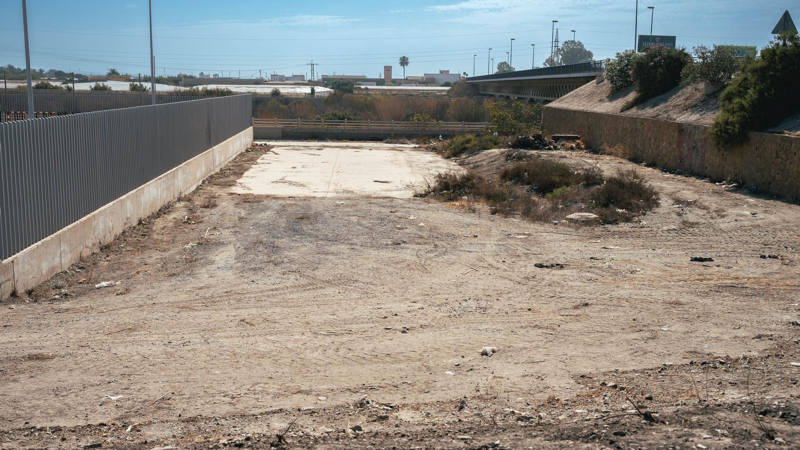 Resultado del dispositivo en el cauce del río