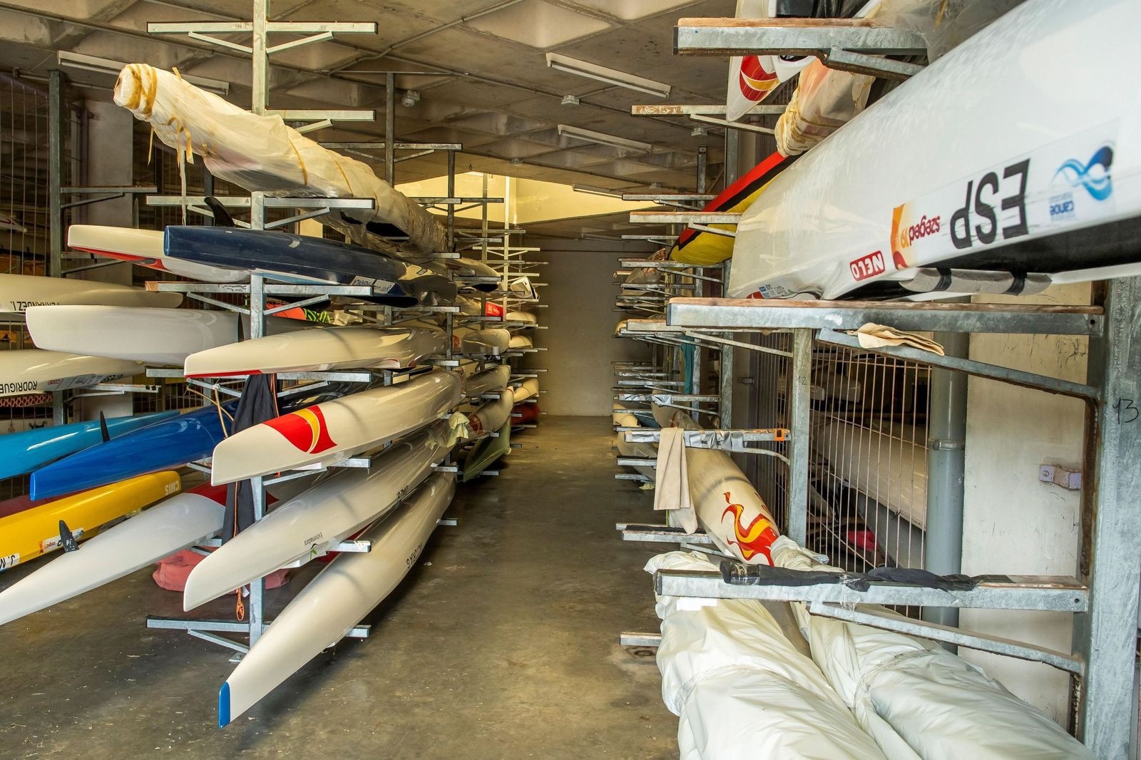 El Centro de Alto Rendimiento de Remo y Piragüismo de Sevilla (CEAR), durante la pandemia.