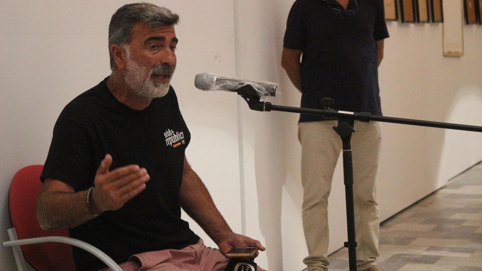 Manuel Balber durante su intervención en el pleno