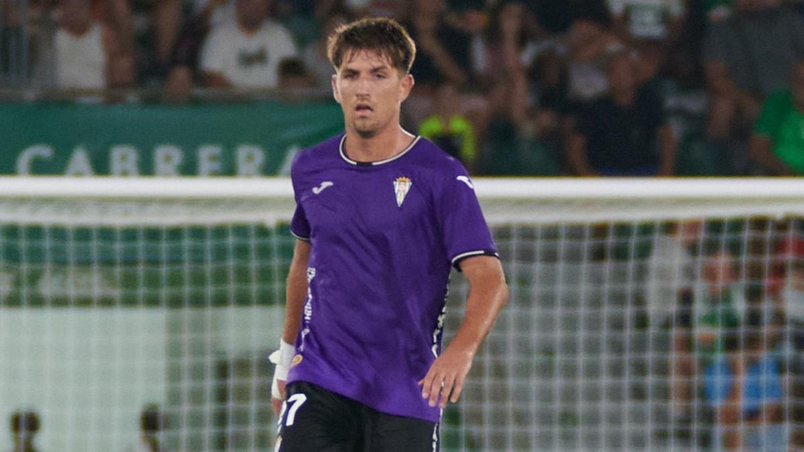 Matías Barboza, en la visita del Córdoba CF al Elche.
