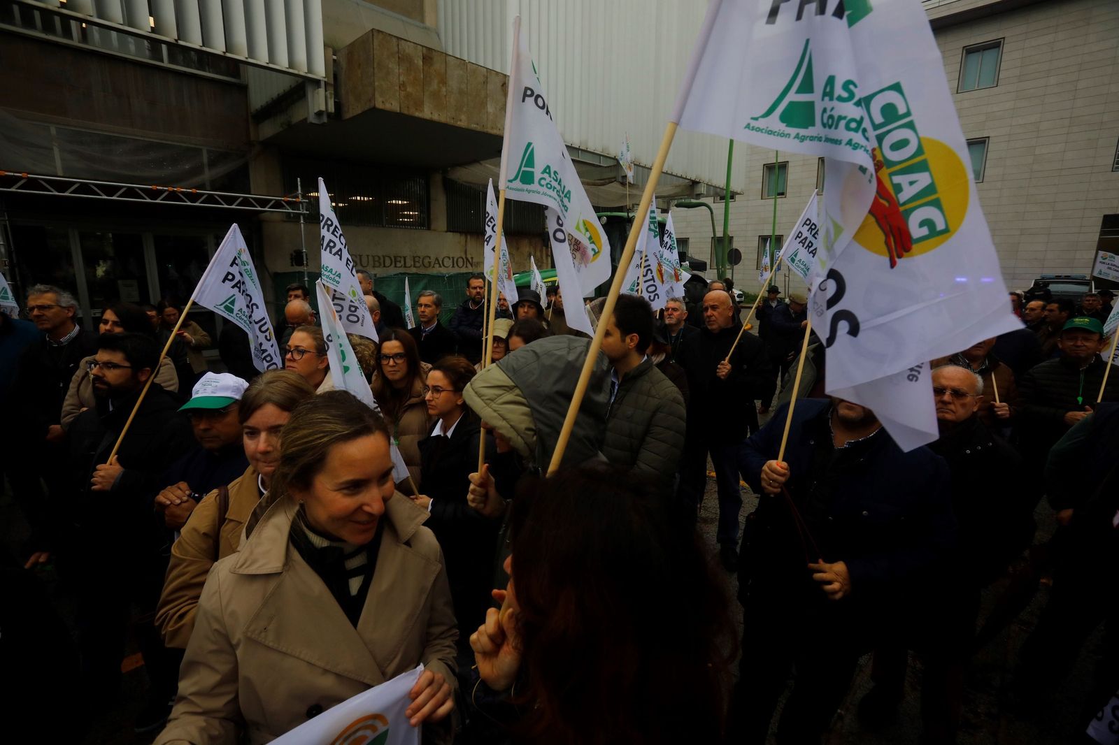 La protesta de los agricultores y ganaderos de Córdoba contra el acuerdo con Mercosur