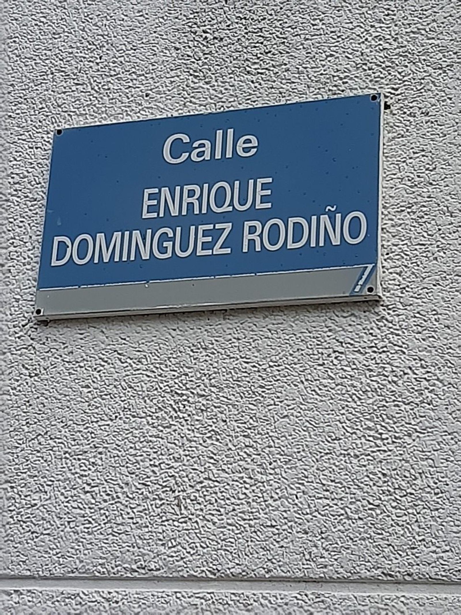 Calle en Jerez dedicada a Domínguez Rodiño.