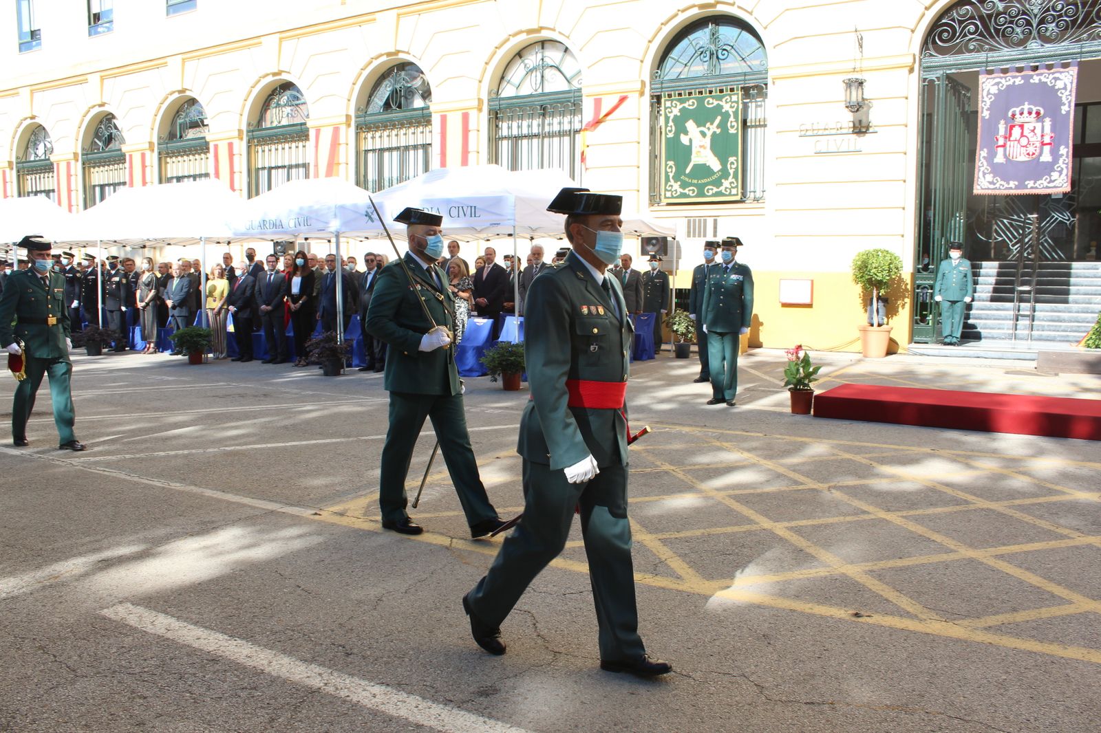 El general Castillo, en un momento del acto.
