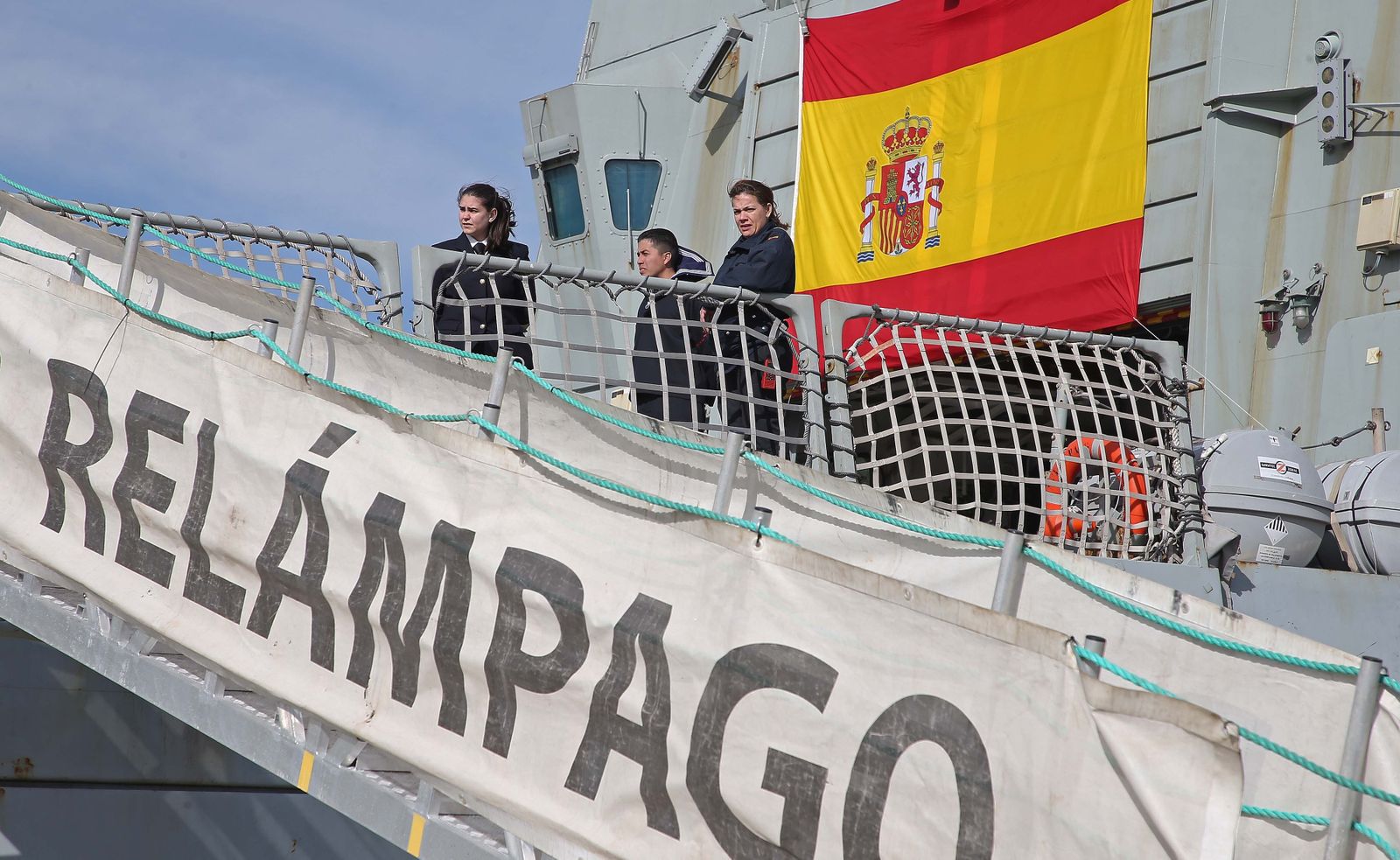 Fotos del Buque de Acción Marítima 'Relámpago' de la Armada Española en Algeciras