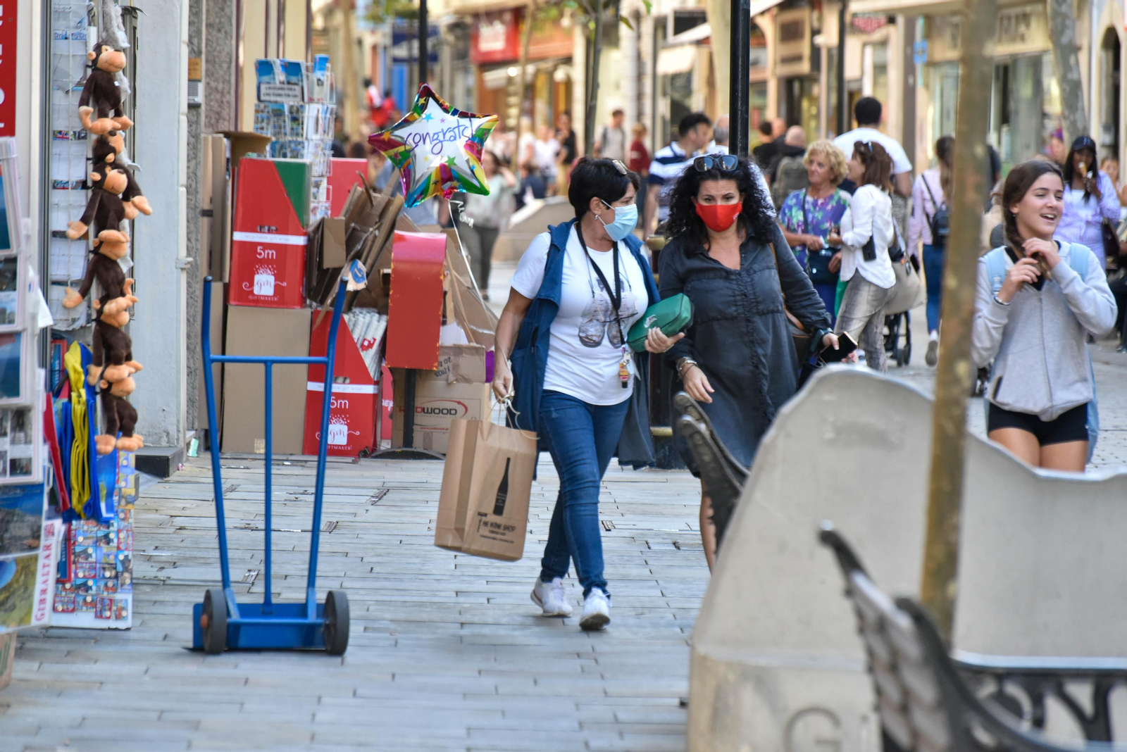 La calle Real de Gibraltar.