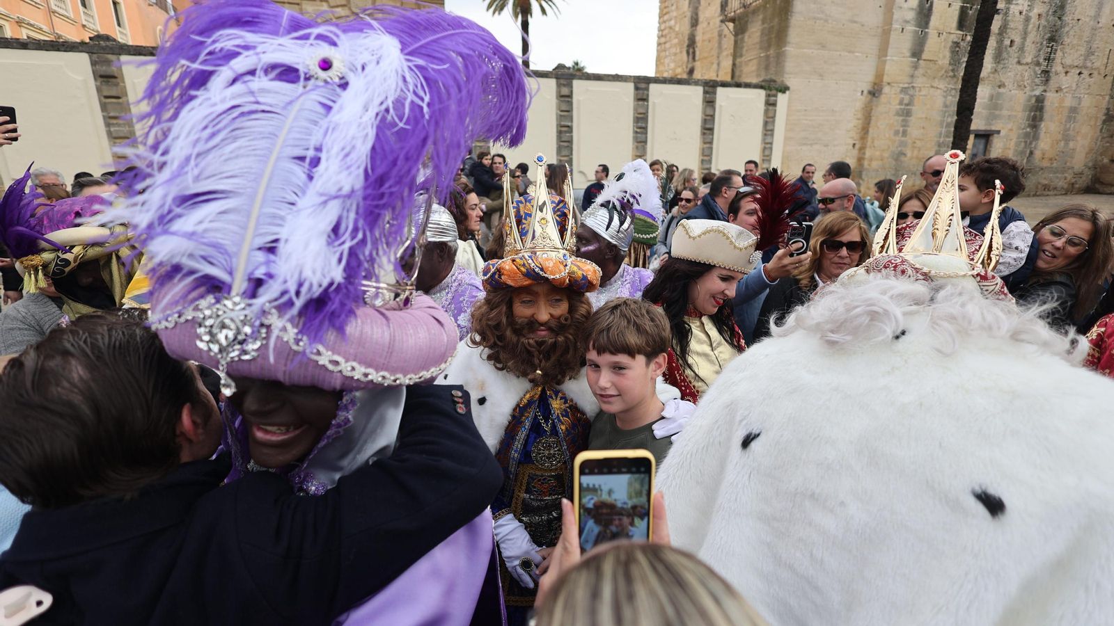 Coronación de los Reyes Magos de Jerez en el Alcázar
