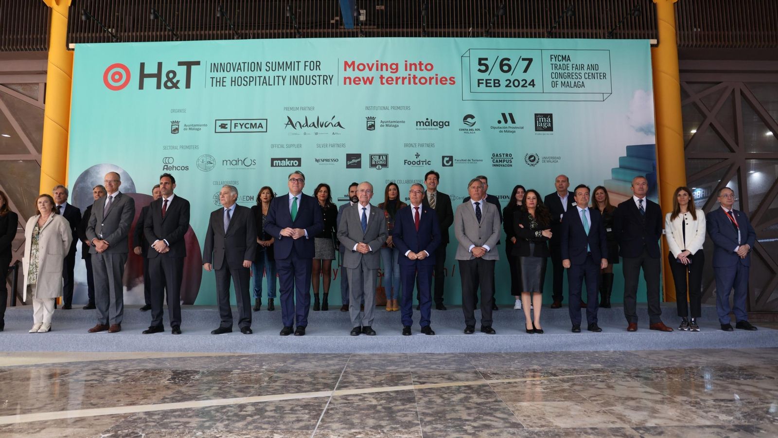 Autoridades en la inauguración de la 26 edición del H&T.