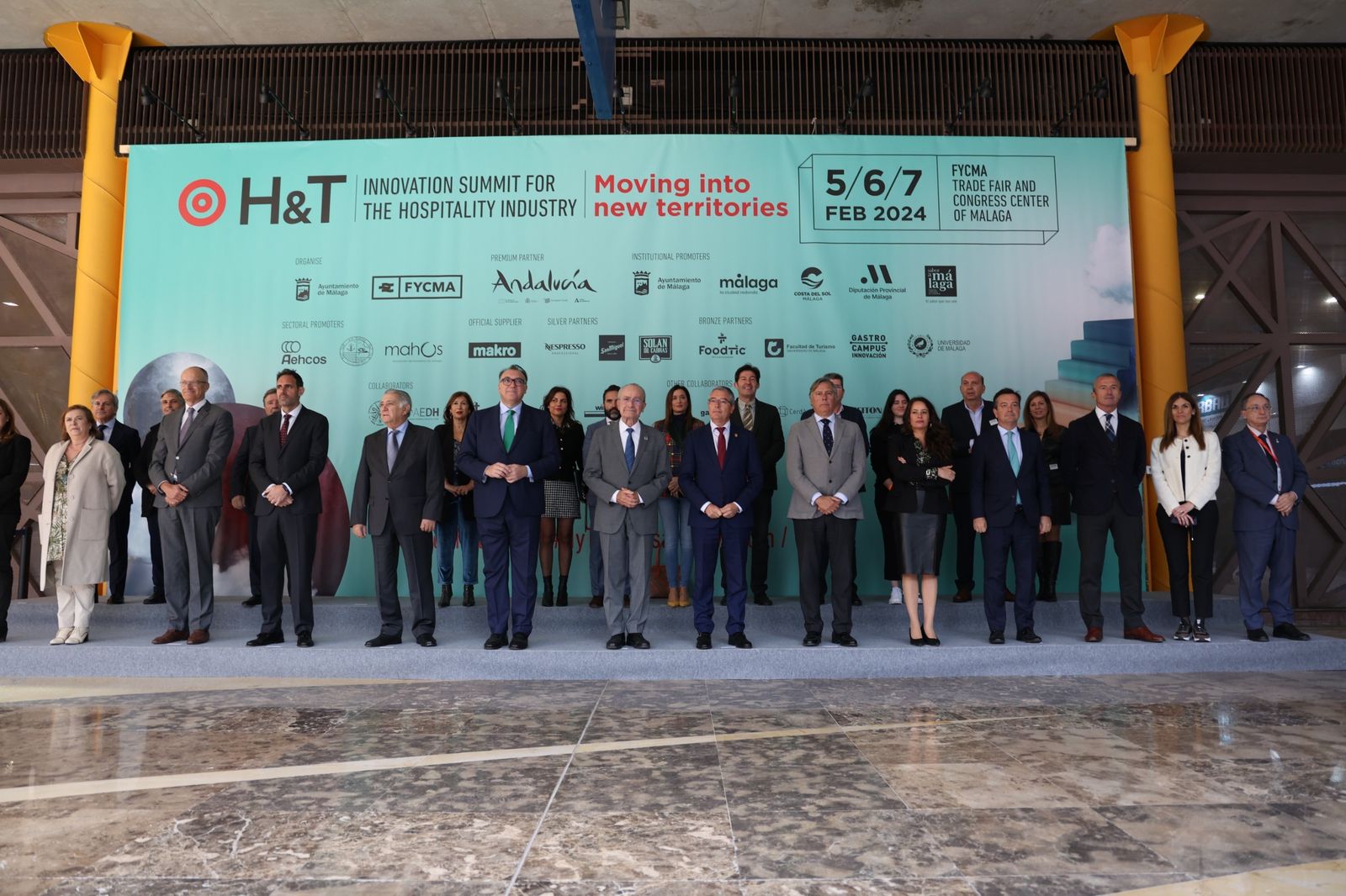 Autoridades en la inauguración de la 26 edición del H&T.