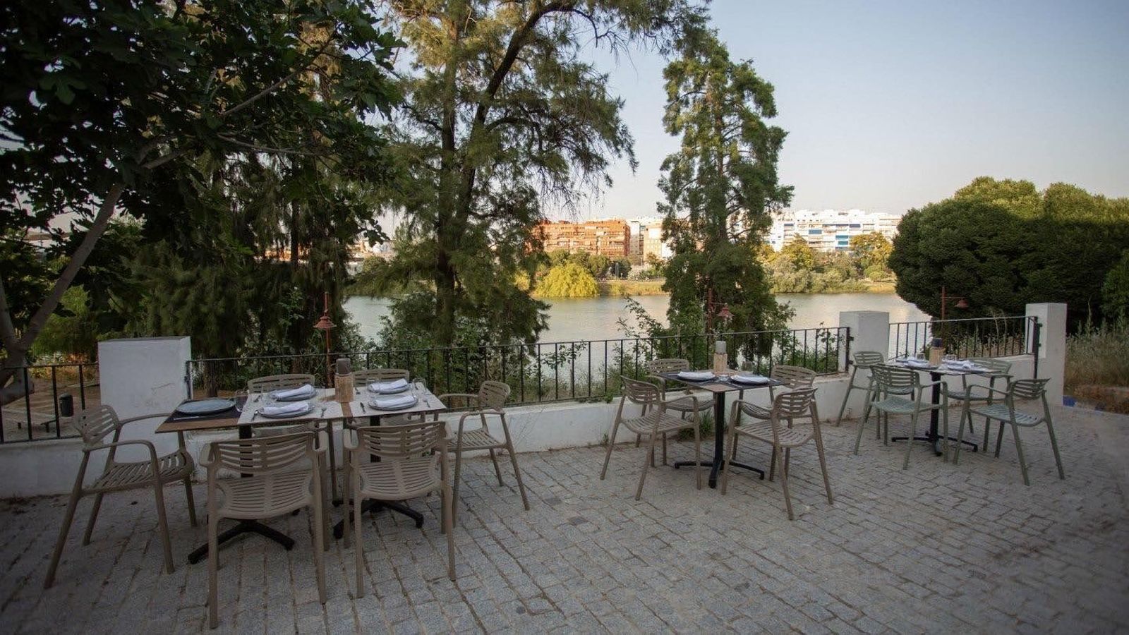 La terraza del restaurante.