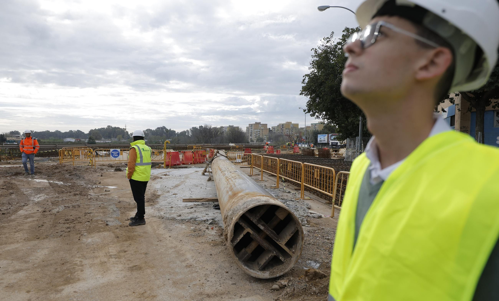 Los avances de la linea 3 del metro de Sevilla, en fotos