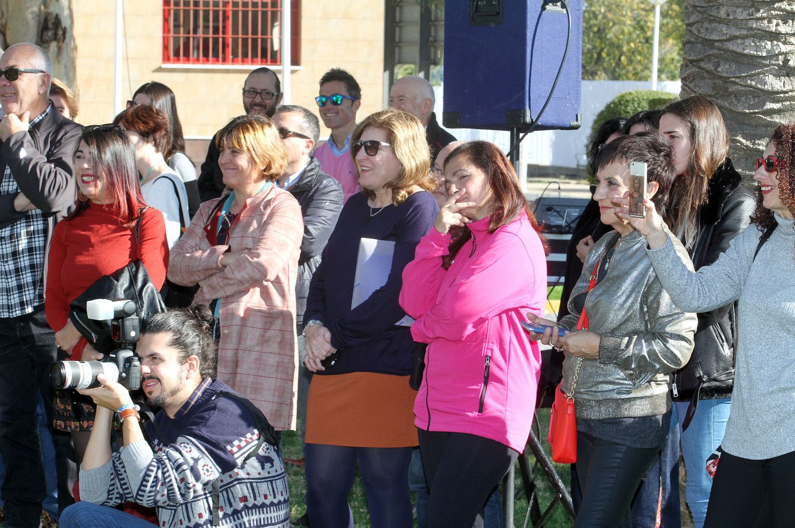 Inauguración de la escultura del artista onubense Víctor Pulido 'Imago', en imágenes