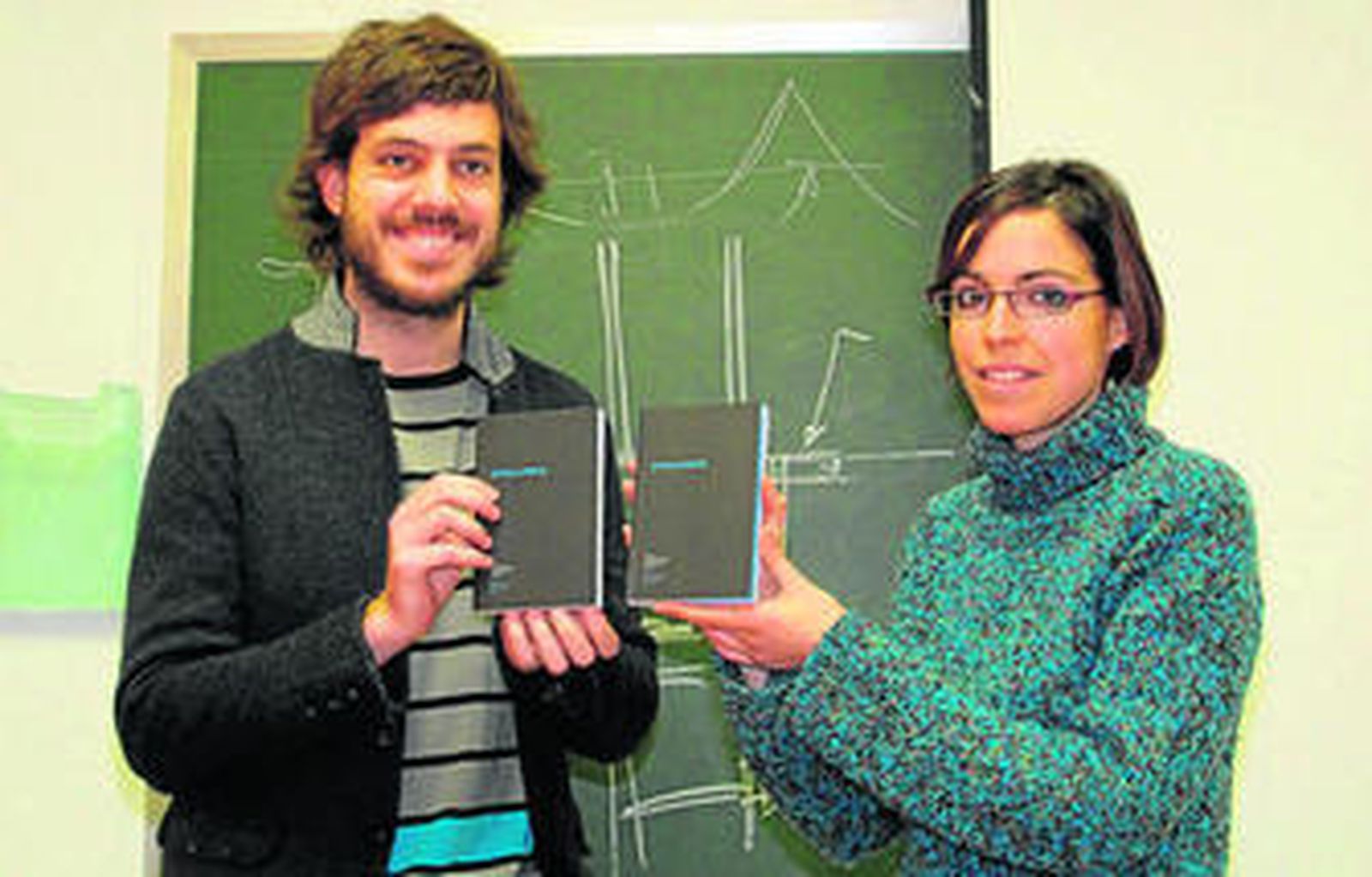 Pablo Sendra y Eva Jiménez, arquitectos de Lugadero, estudio que, junto a Pipo y Accésit, coedita la guía.