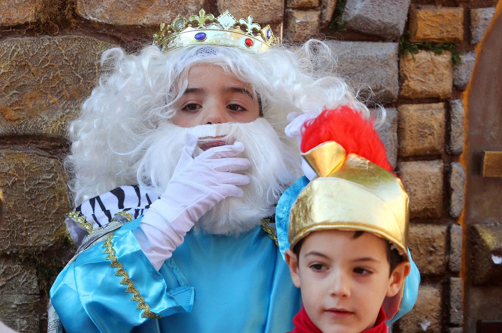 Imágenes del Belén viviente del Colegio María Inmaculada.