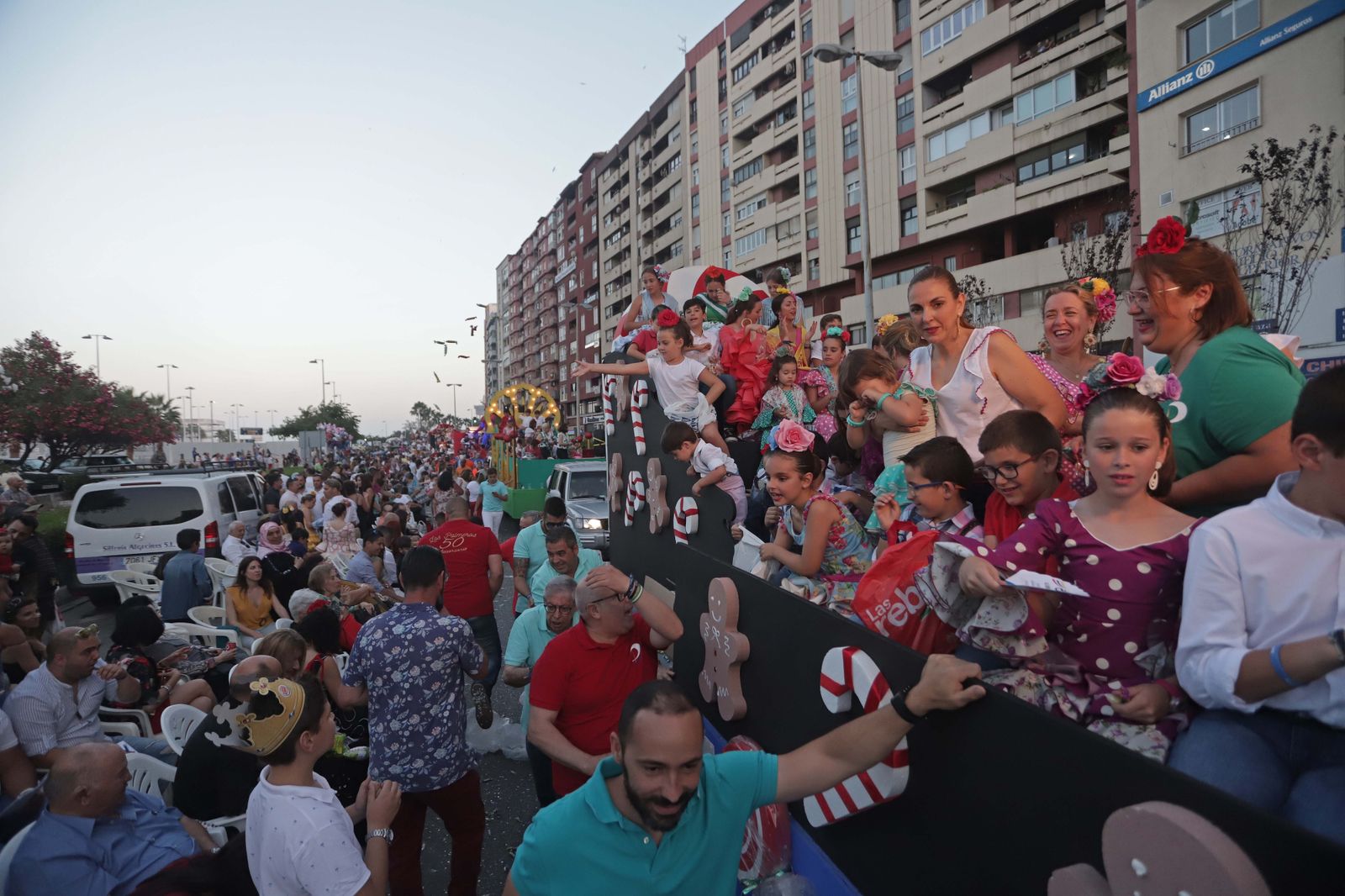 La cabalgata de la Feria de Algeciras de 2019.