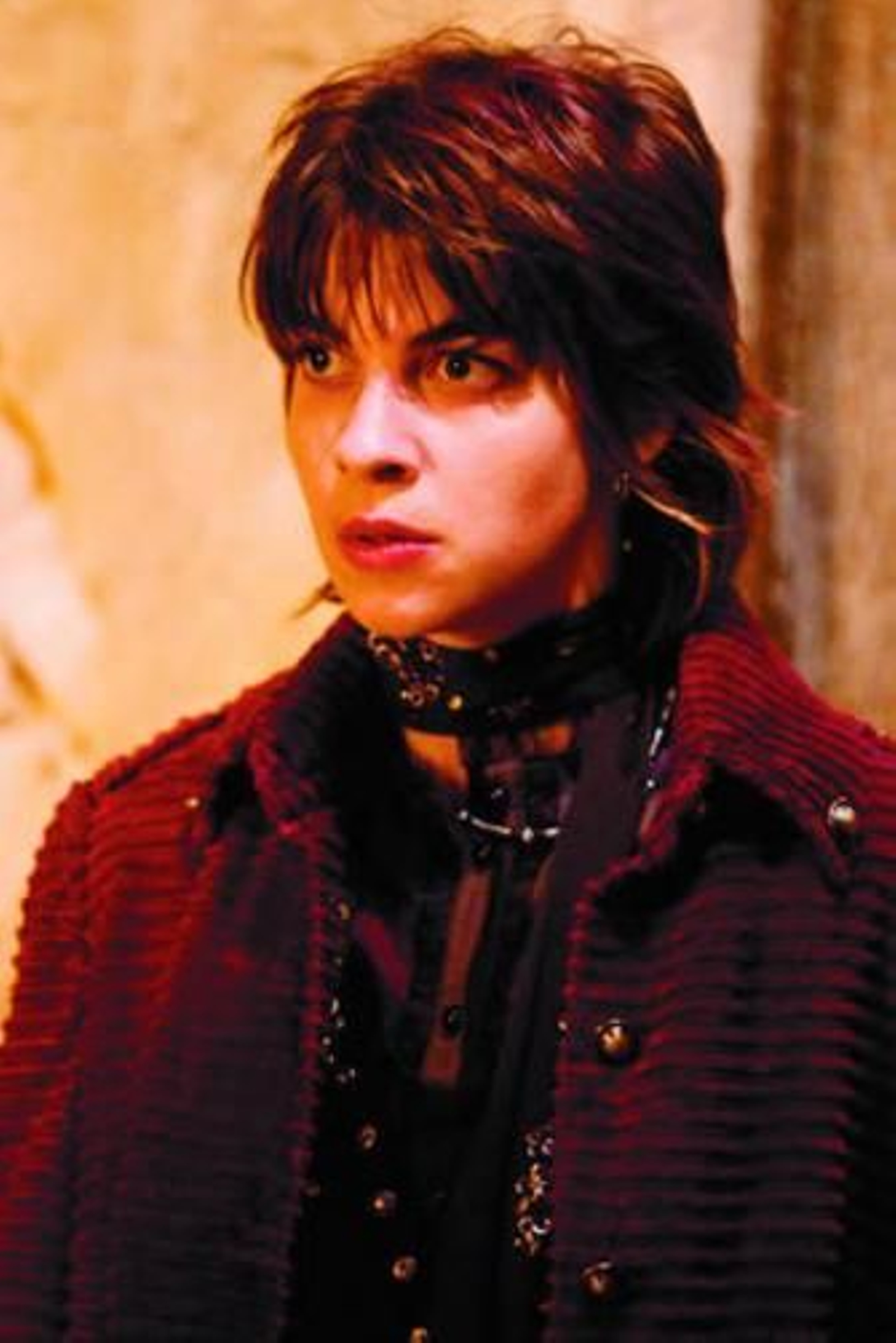 La actriz Natalia Tena, caracterizada como la brujita Tonks.