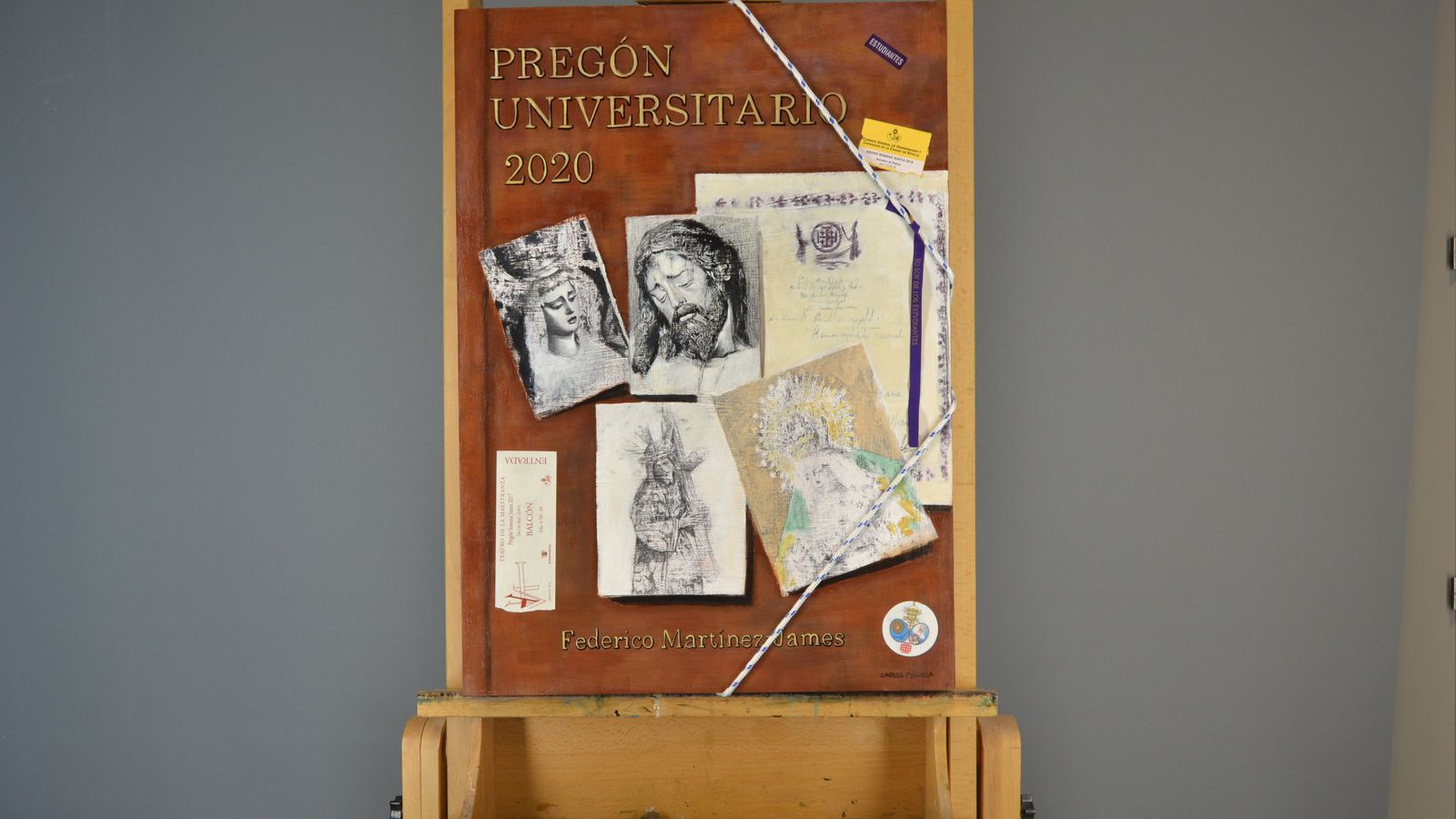 El cartel del Pregón Universitario.