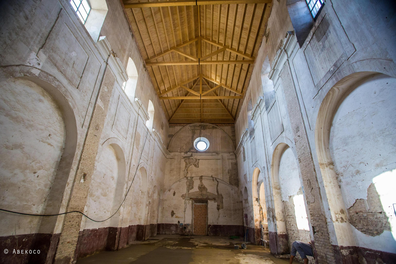 El interior de San Laureano.